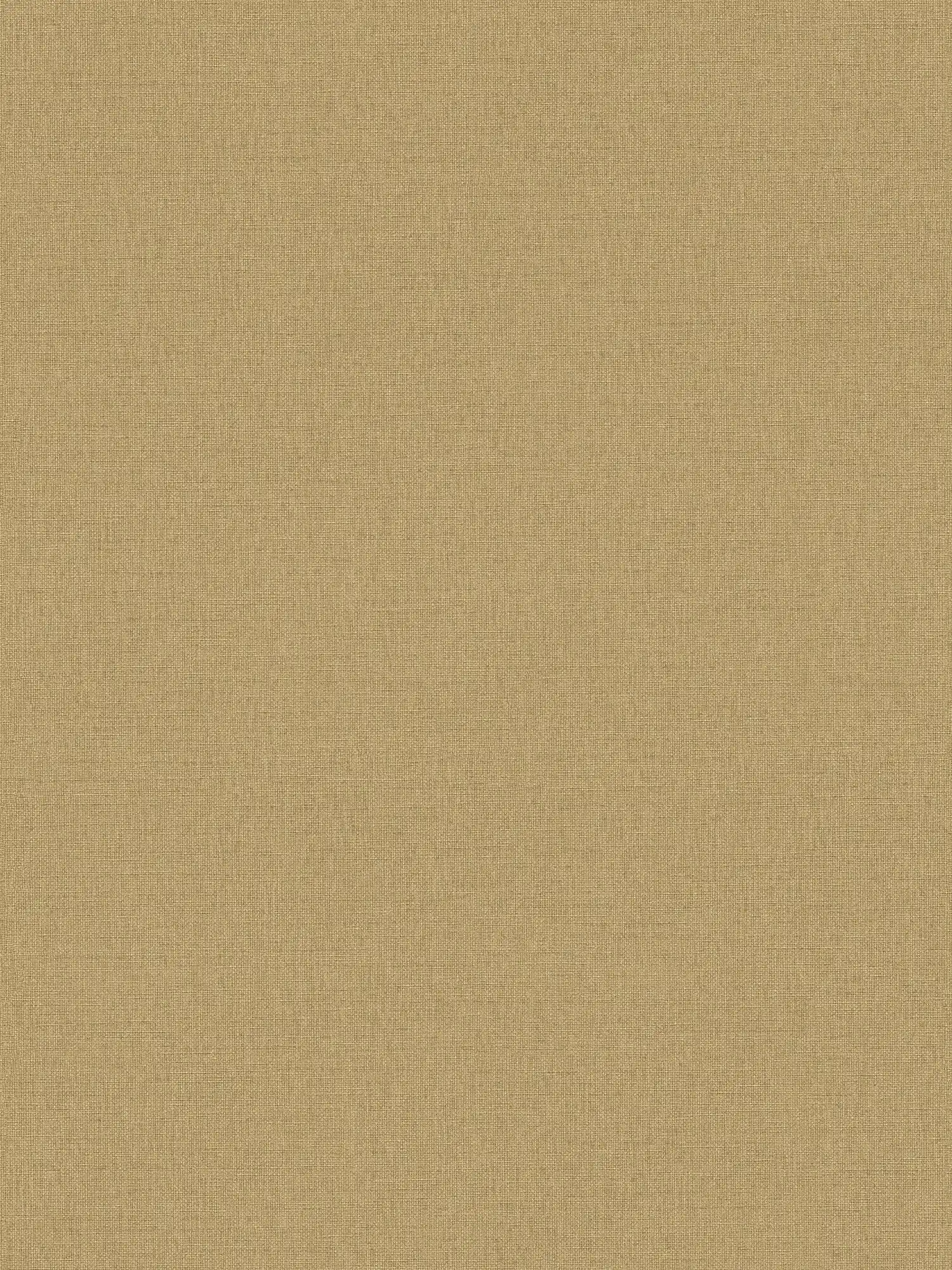 Ruhige einfarbig Vliestapete mit natürlicher Stofftiefe leicht strukturiert – Beige, Gold