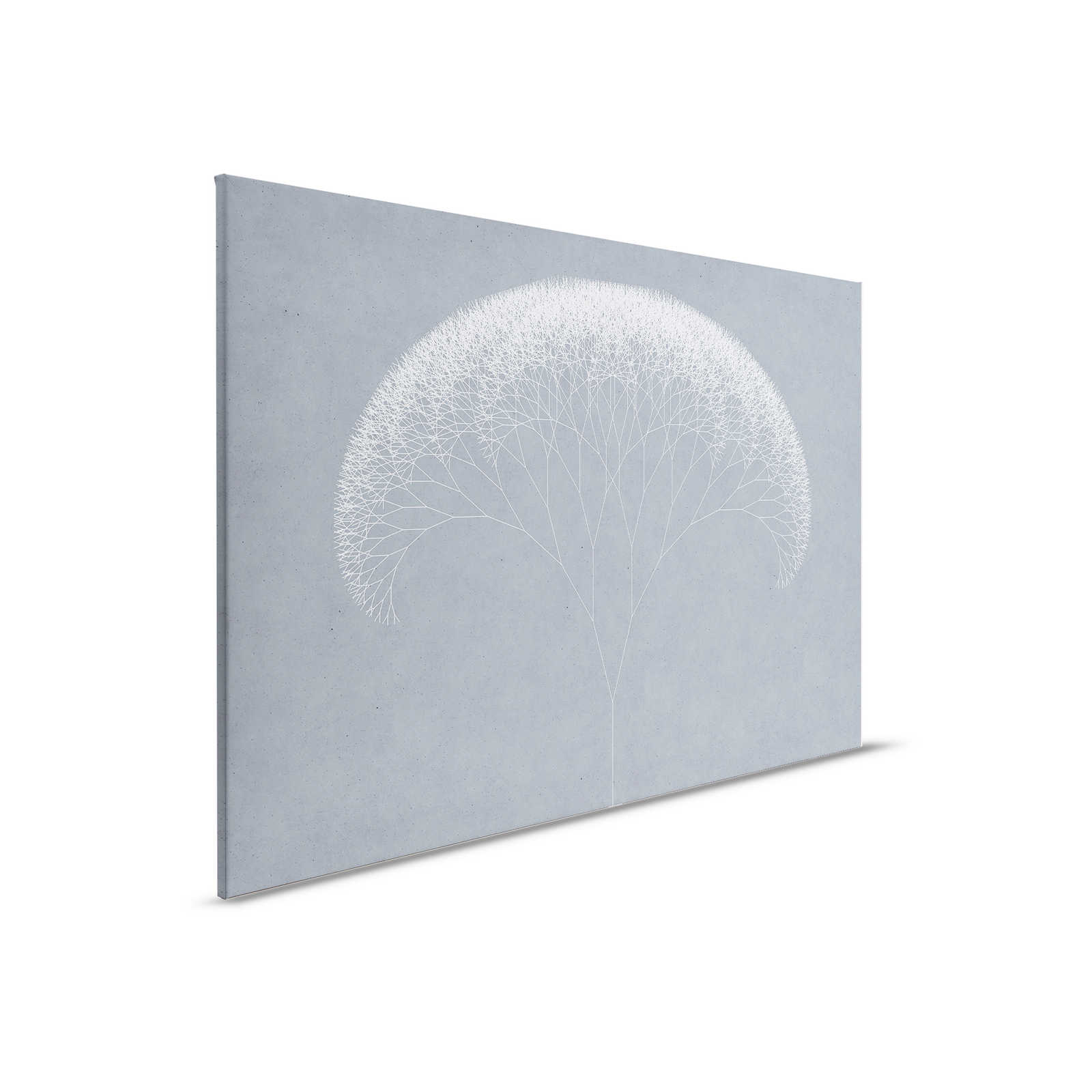         Canvas painting Dandelions Tree | blue, white - 0,90 m x 0,60 m
    