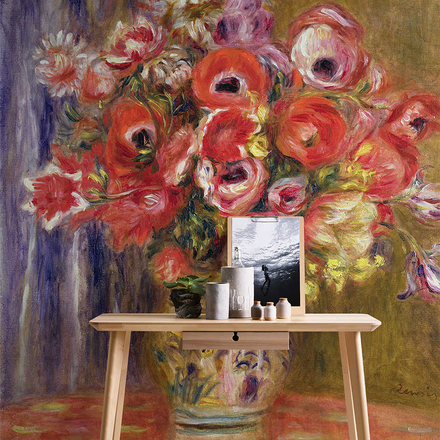         Photo wallpaper "Vase with tulips and anemones" by Pierre Auguste Renoir
    