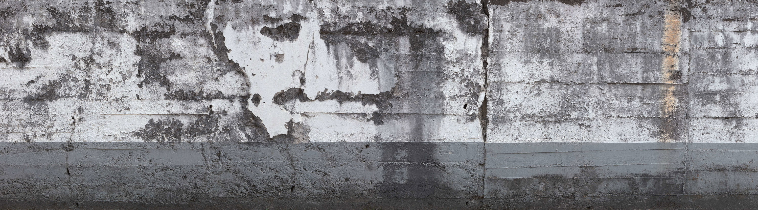 concrete wall, cracked wall, grunge texture, weathered surface, horizontal stripe