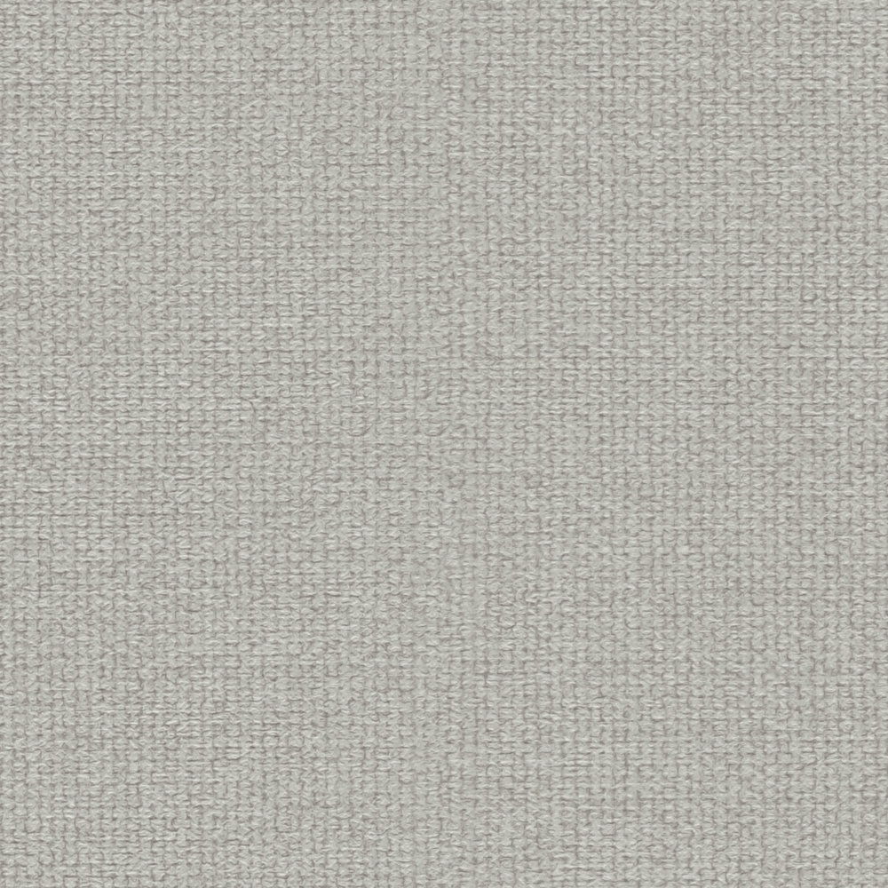             Vliestapete Leinenoptik mit Strukturdetails, einfarbig – Grau, Beige
        