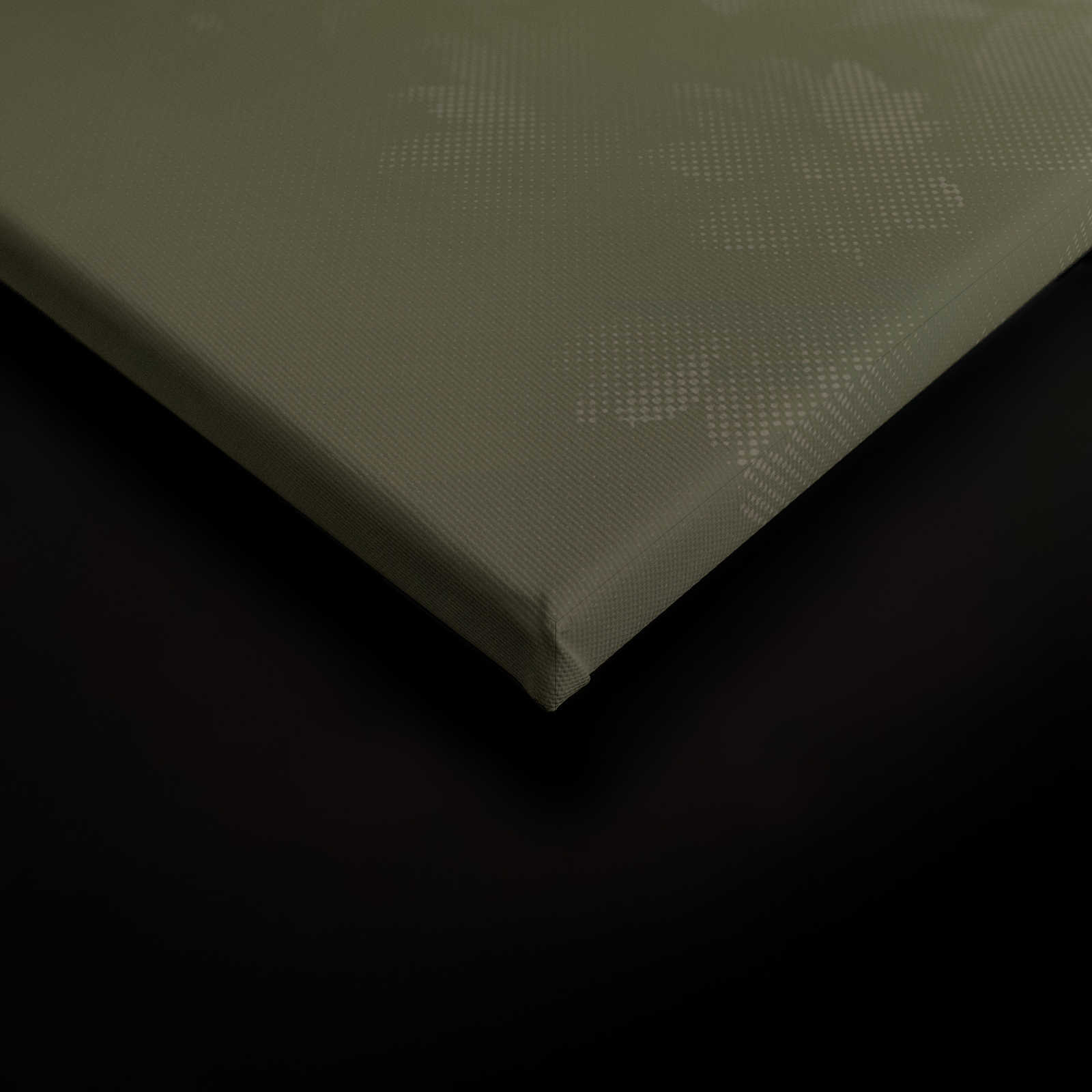 Dutch pastel 4 - Leinwandbild kunstvoller Blumenstrauß Dutch Stil – 0,90 m x 0,60 m