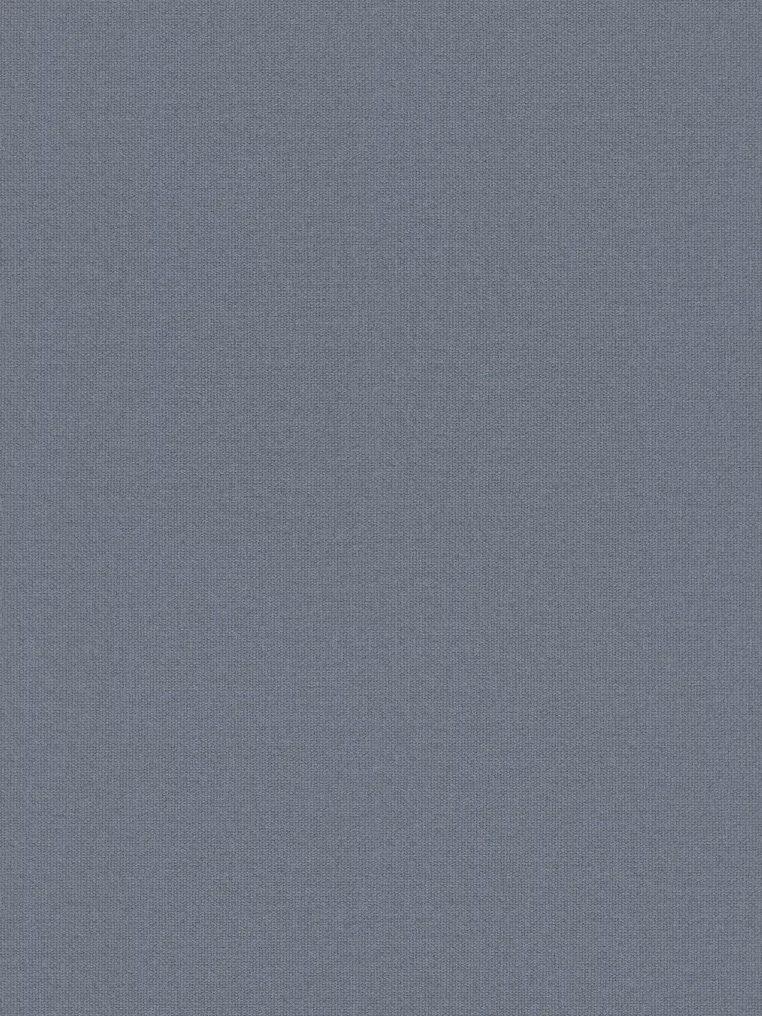 Leinenoptik Tapete mit Strukturoberfläche, einfarbig – Blau