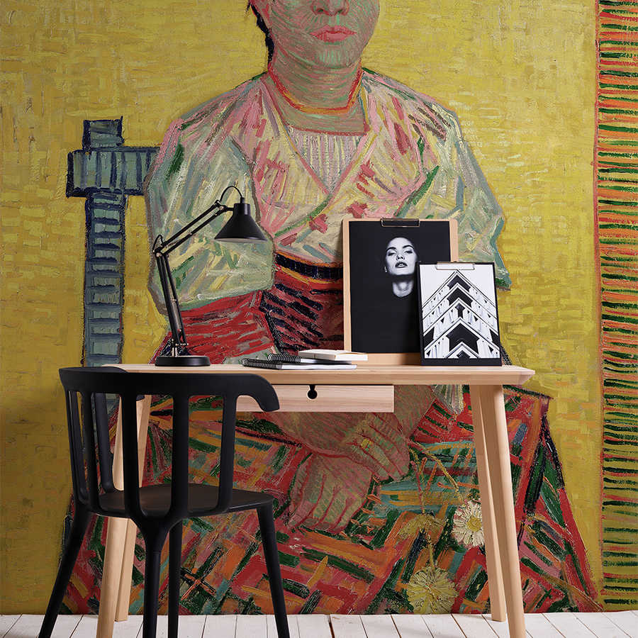 tisch, lampe, fotos, kunstwerk, stuhl