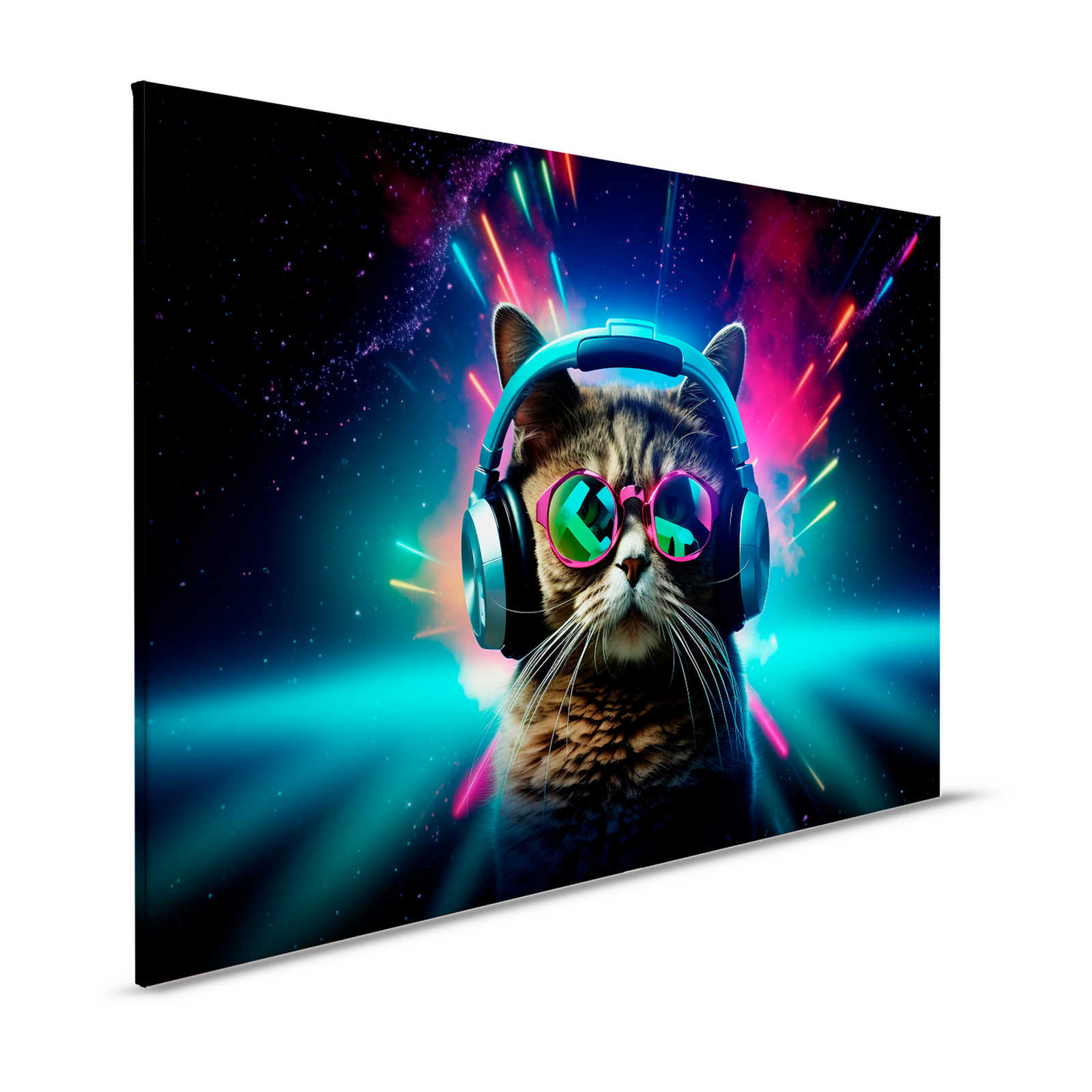         KI-Leinwandbild »Future Cat« – 120 cm x 80 cm
    