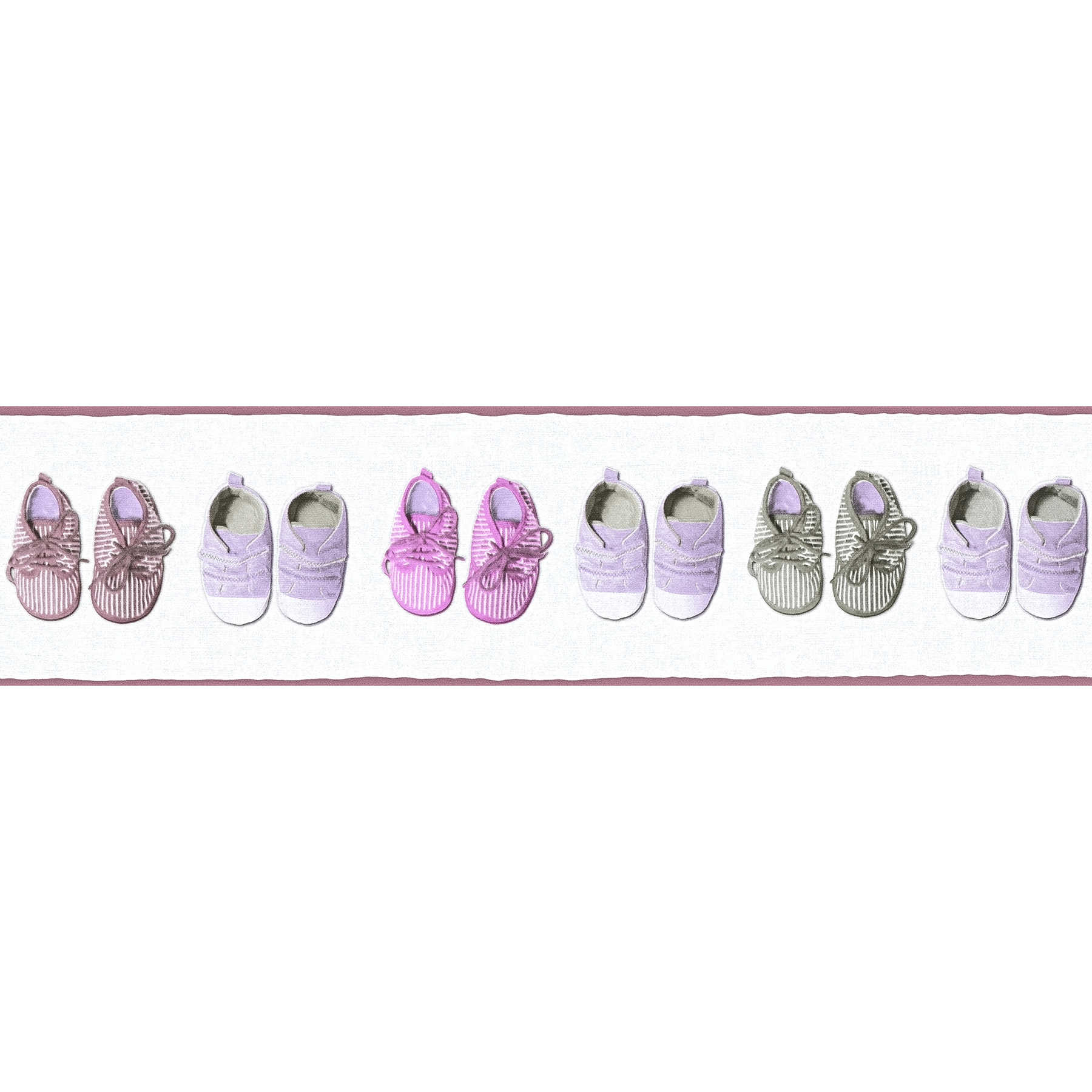         Babykamer Border voor meisjes - Roze
    