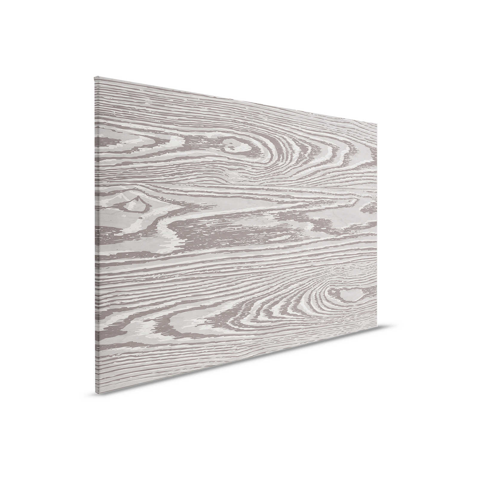         Bounty 4 - Holzoptik Leinwandbild Maserung XXL in Braun & Grau – 0,90 m x 0,60 m
    