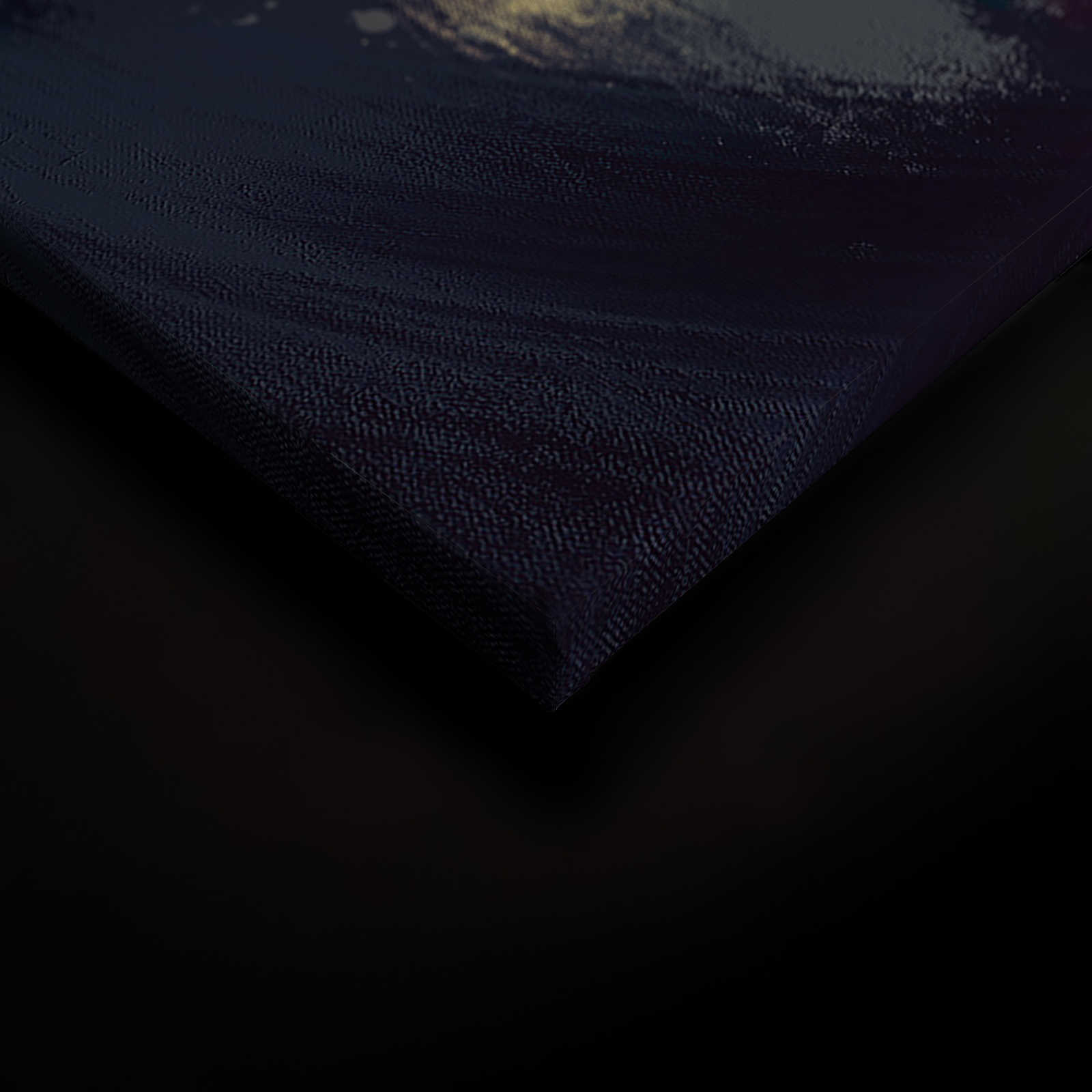             Leinwandbild Blumenstrauß gemalt mit Wischtechnik – 0,90 m x 0,60 m
        