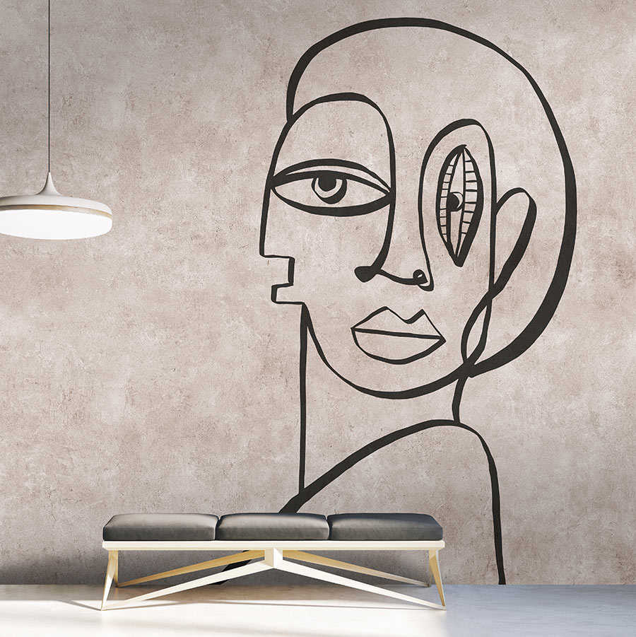 Kunst, Moderne Kunst, Gesicht, Person, Zeichnen