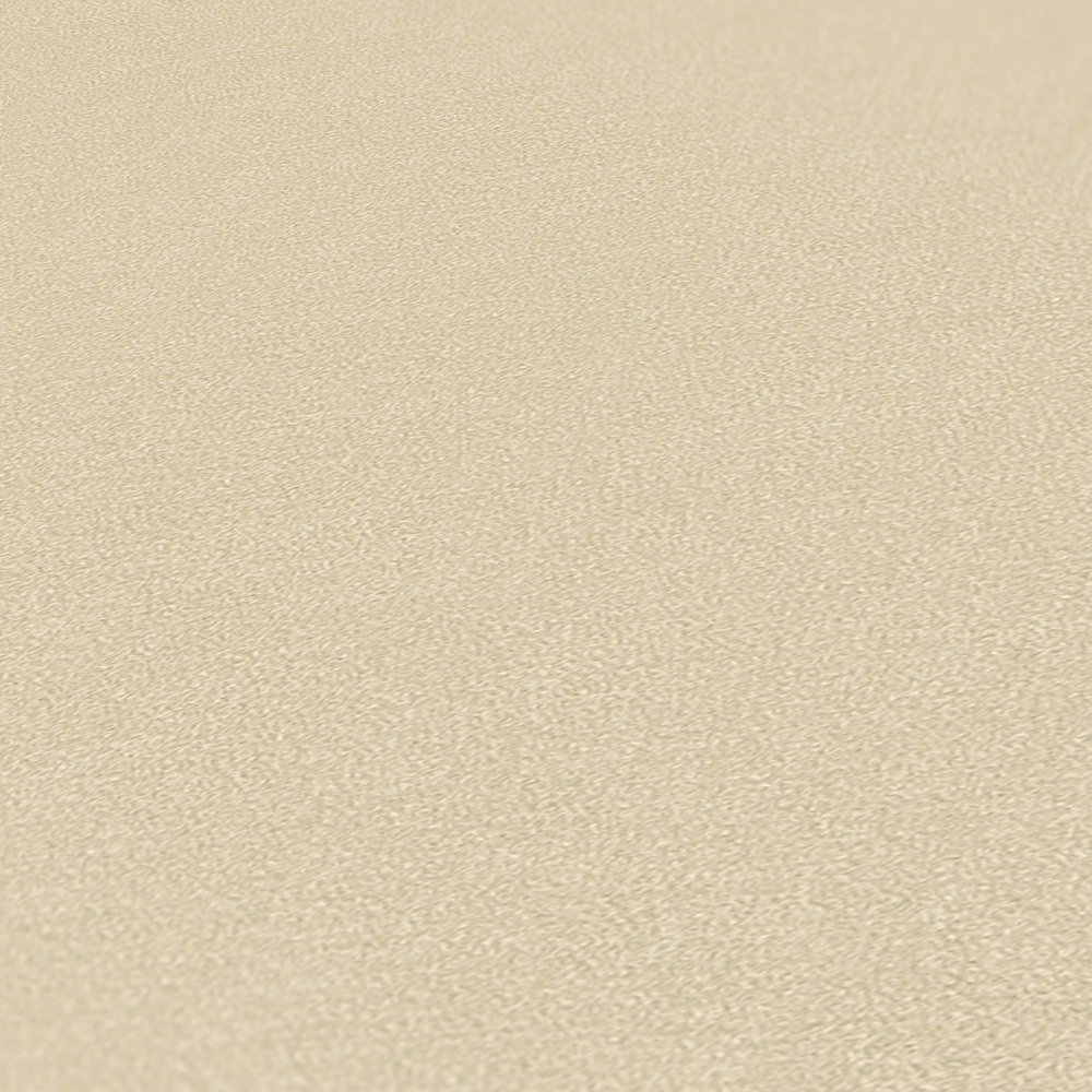Leicht strukturierte Unitapete in warmen Farbton – Beige