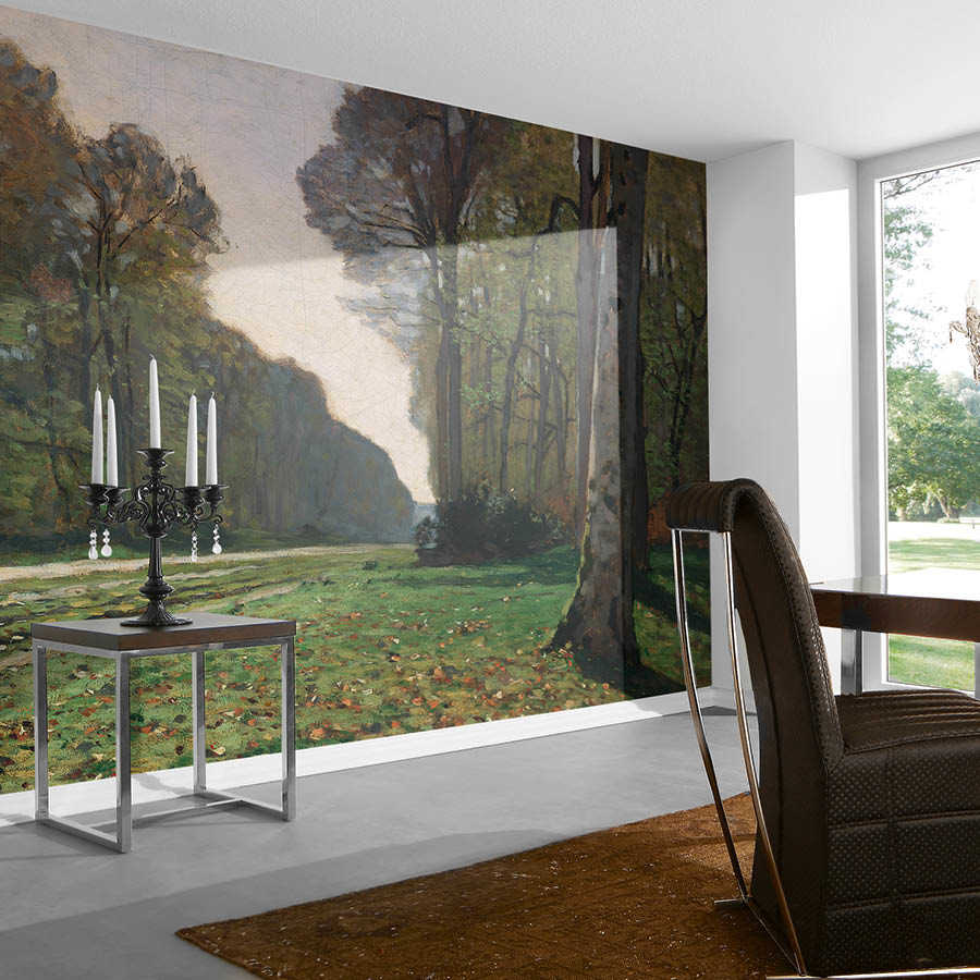         Fototapete "Der Weg nach BasBreauFontainebleau" von Claude Monet
    