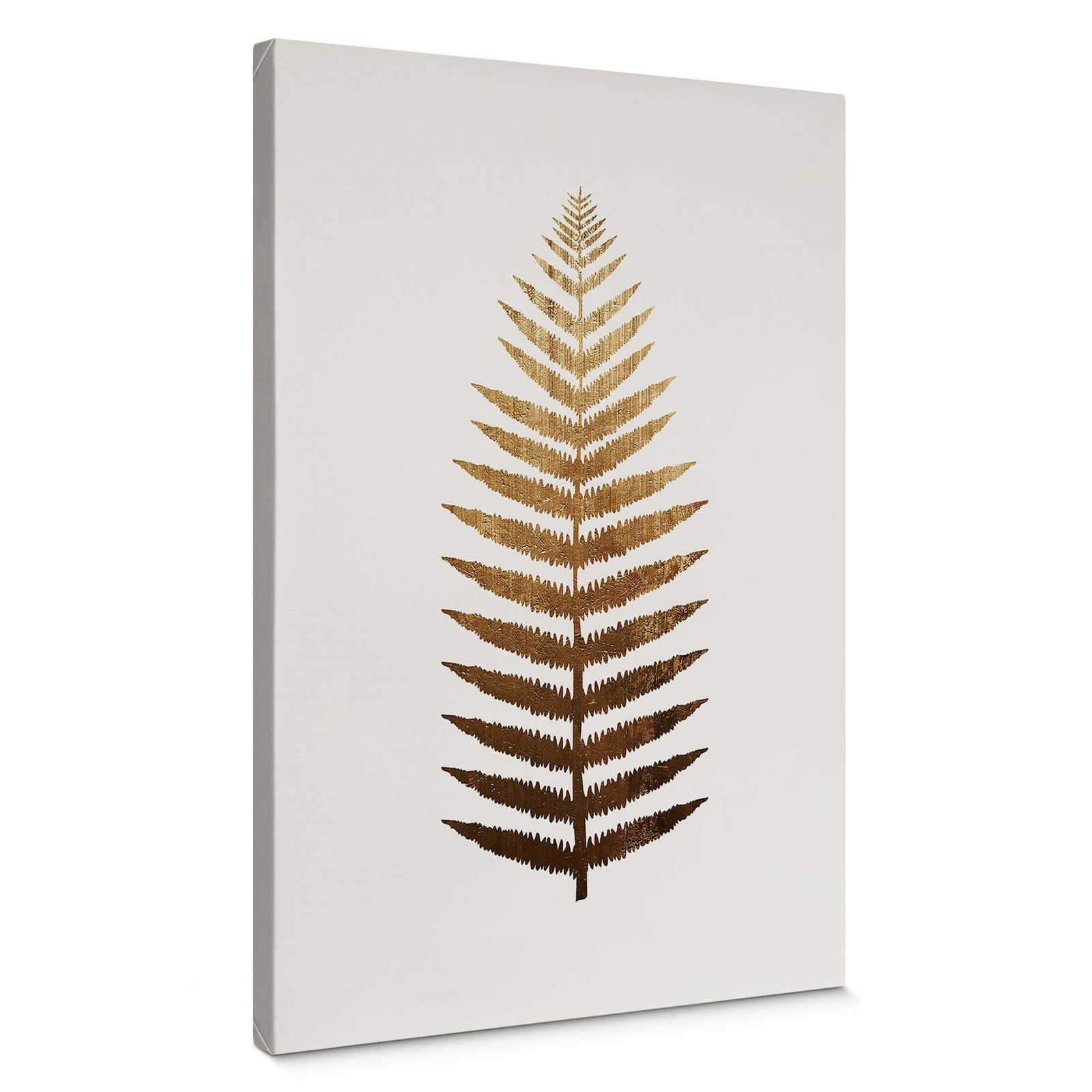         Canvas schilderij "Gouden varen" door Kubistika - 0.50 m x 0.70 m
    