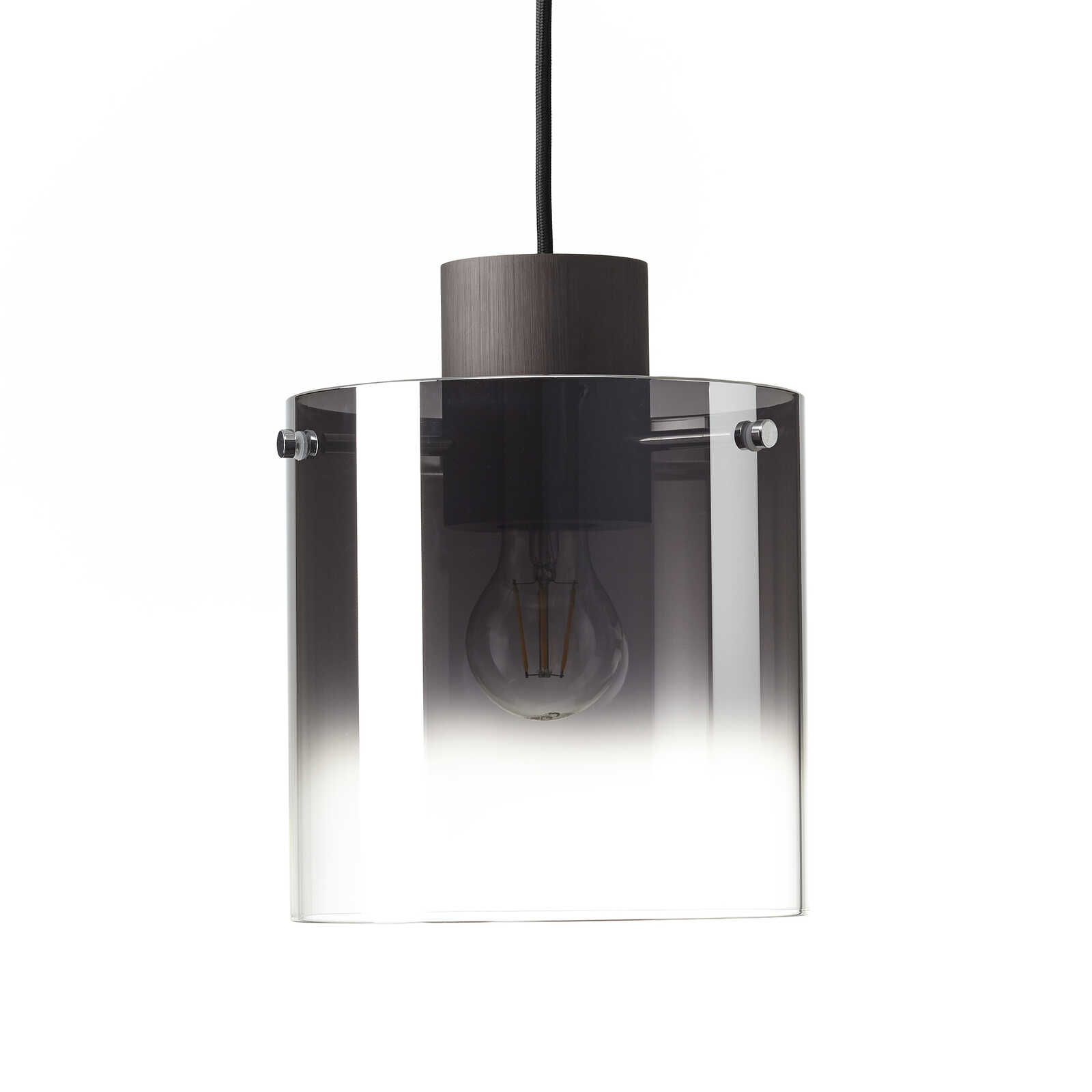             Glass pendant light - Benett 5 - Brown
        