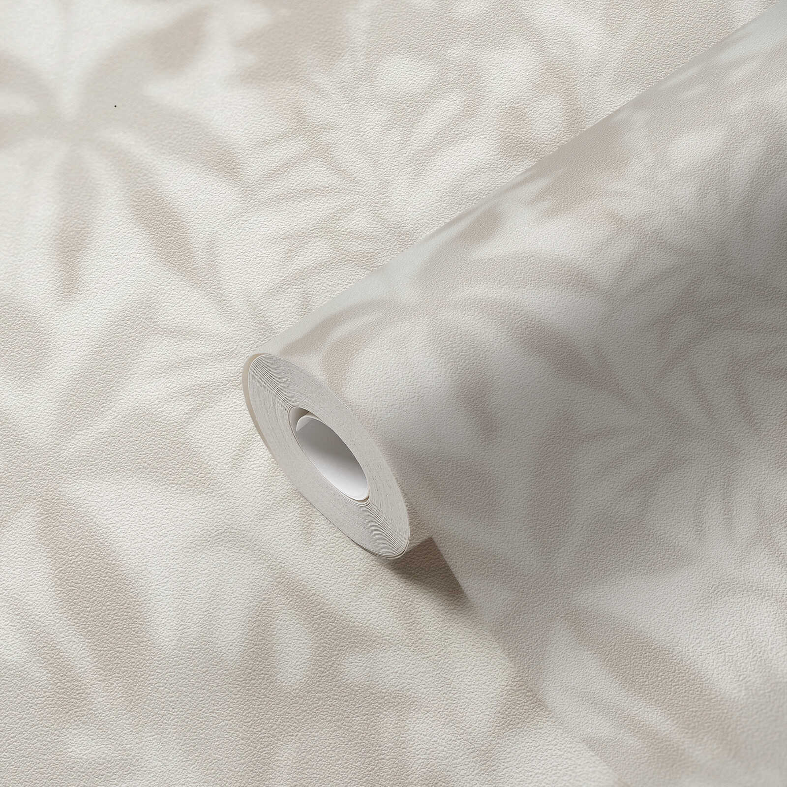 Daniel Hechter Vliestapete mit dezentem Blättermuster in Schattenoptik – Grau, Beige
