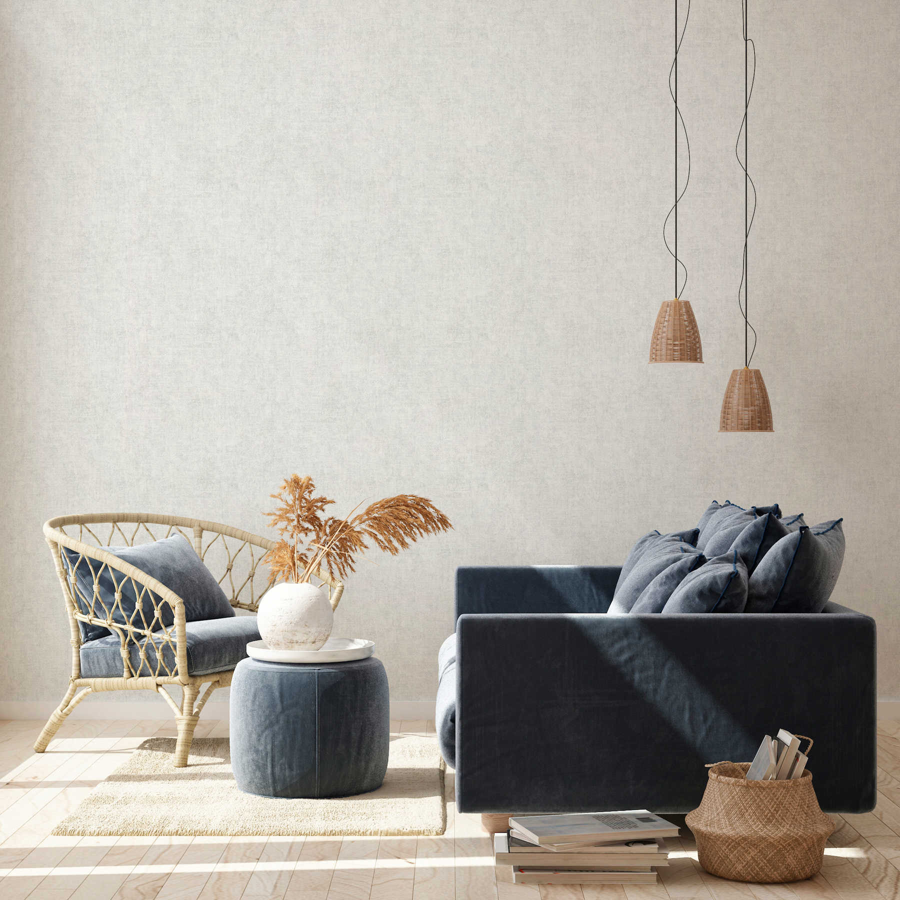 Sofa, Wohnzimmer, Sessel, Hängelampe, Dekoration