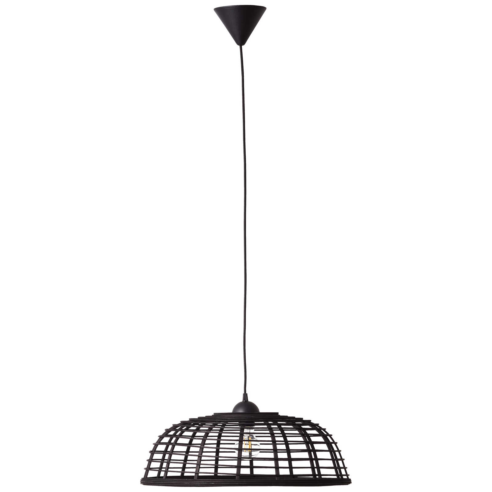            Bamboo pendant light - Elma 2 - Brown
        