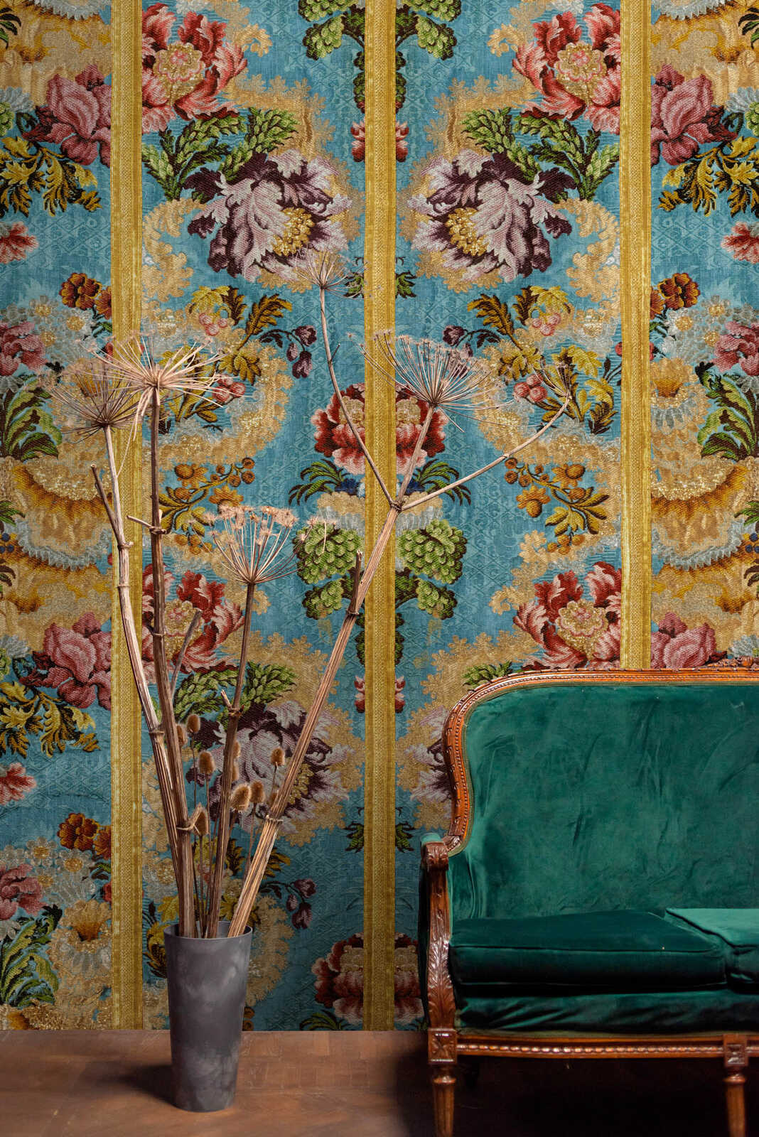 Kunst, Ornament, Wandteppich, Dekoration für Ihr Zuhause, Blumen-Arrangement