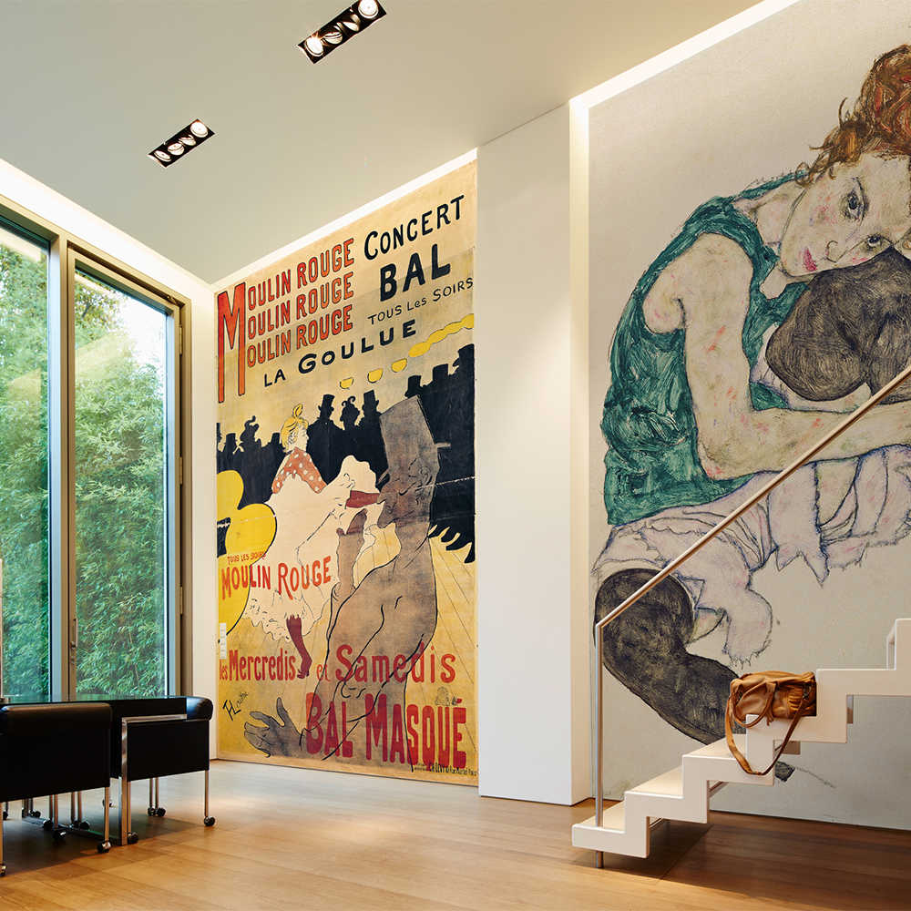 poster, kunst, wandbild, inneneinrichtung, treppe
