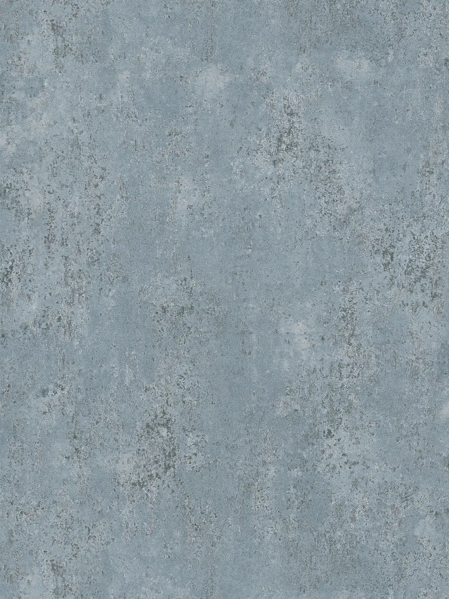         Licht glanzend vliesbehang in een donkere betonlook, fijn gestructureerd - blauw, grijs, metallic
    