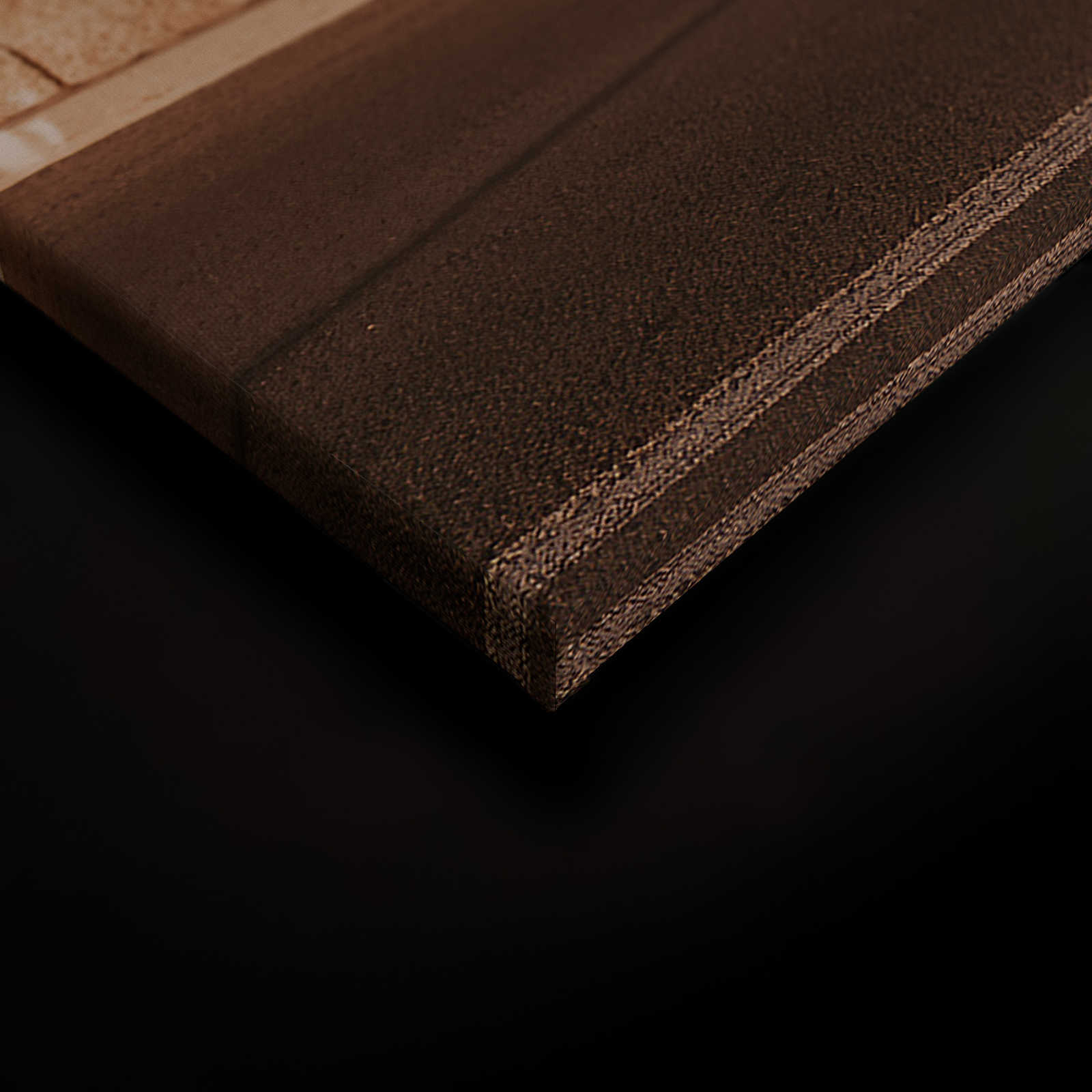             Leinwandbild mit Skater Girl und Camper im Sommer Vibe – 0,90 m x 0,60 m
        