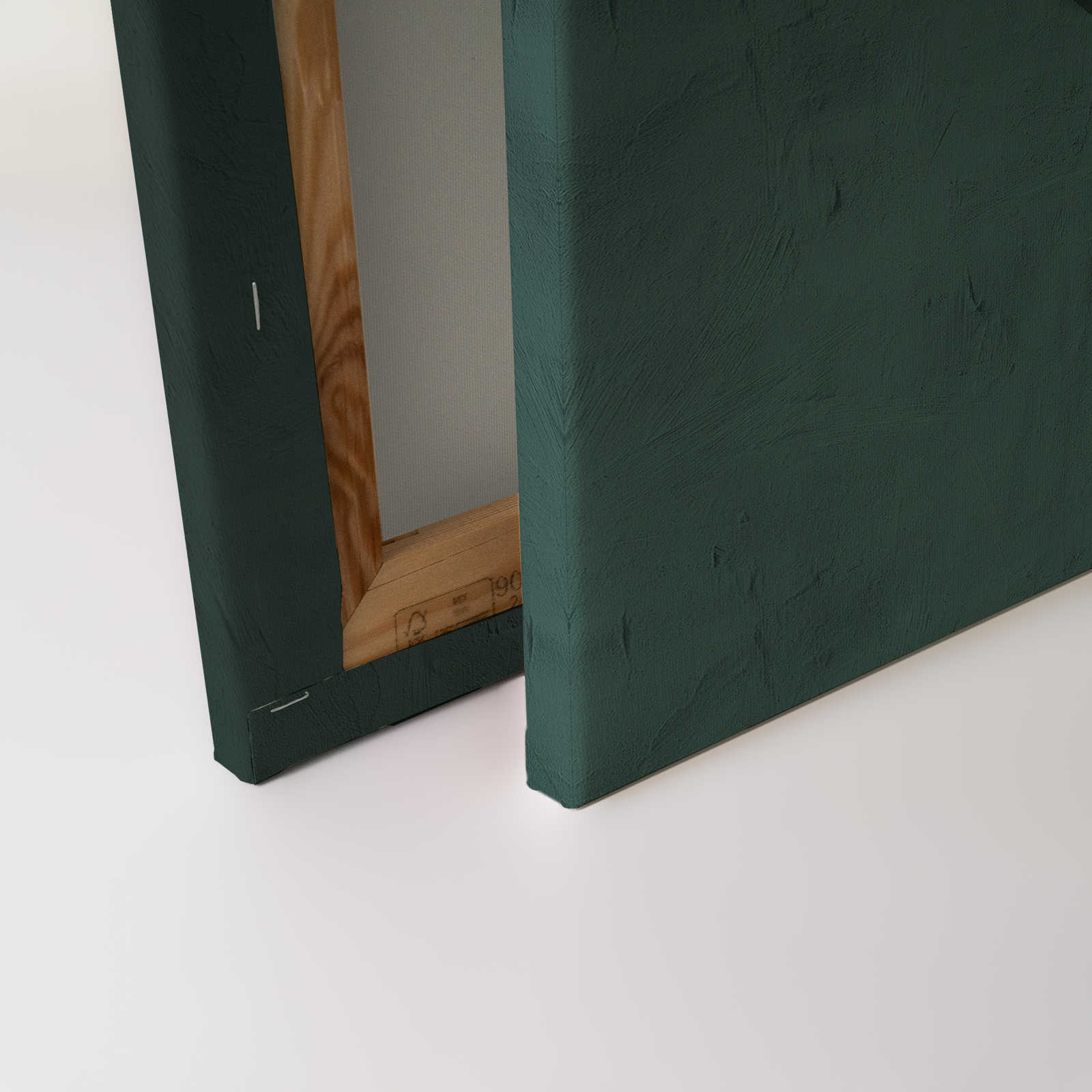             Zulu 3 - Leinwandbild Petrol Afrika Masken Zulu Design – 0,90 m x 0,60 m
        