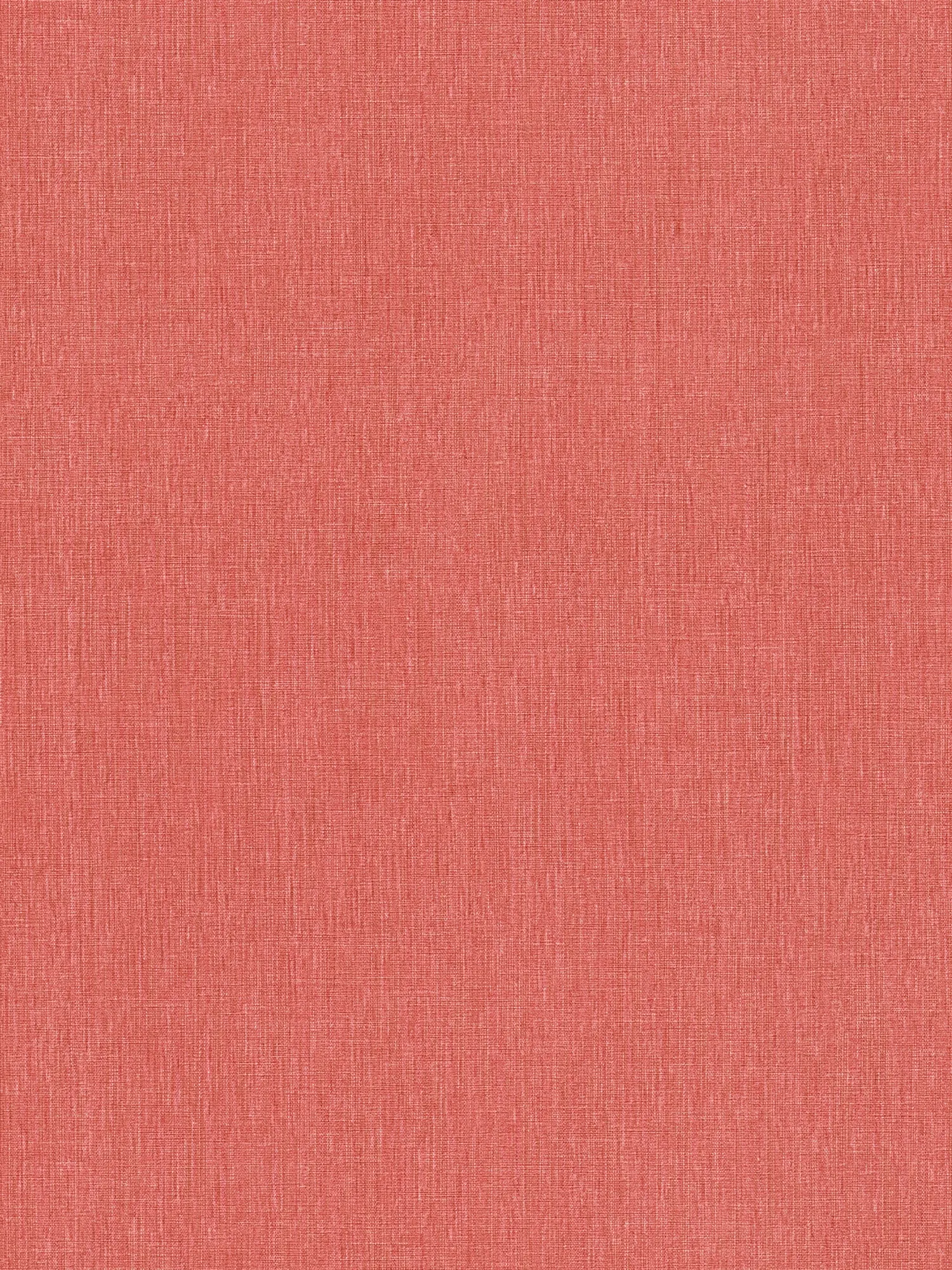             Non-woven wallpaper in one colour with textile look in matt finish - red
        