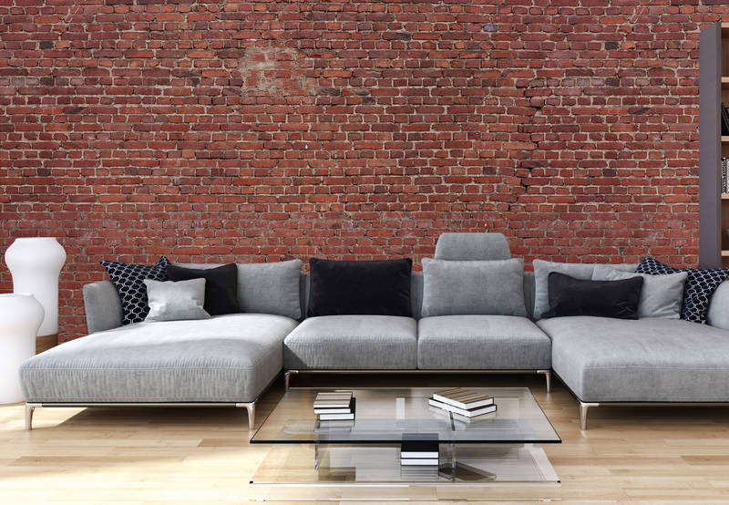 Wohnlandschaft, Sofa, Ecksofa, Grau, Glas-Tisch