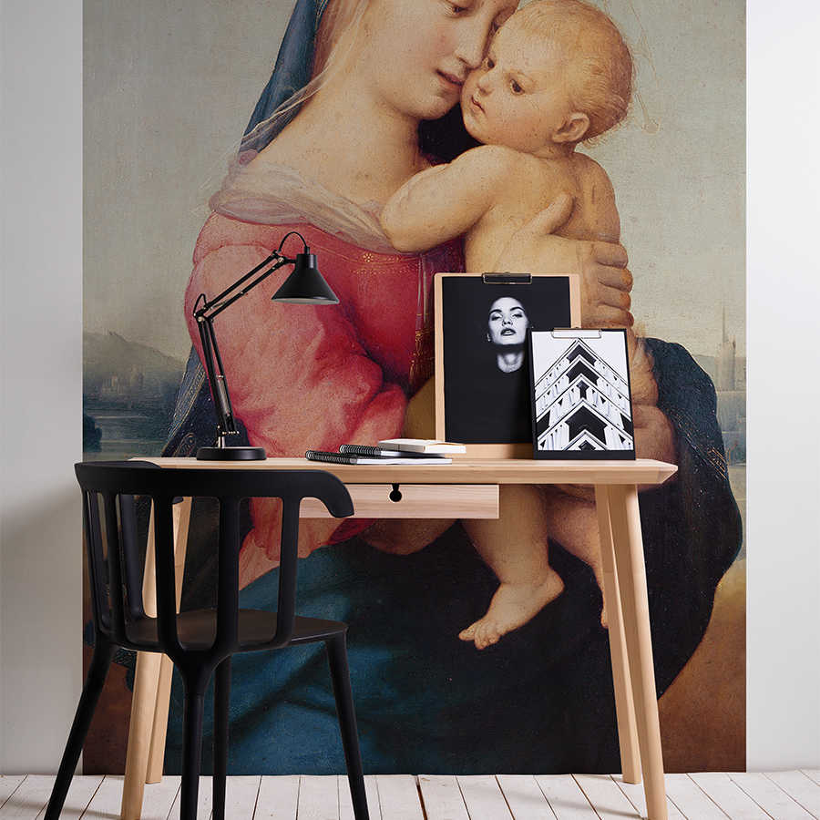 Schreibtisch, Arbeitsplatz, Lampe, Kinderbild, Kunstwerk