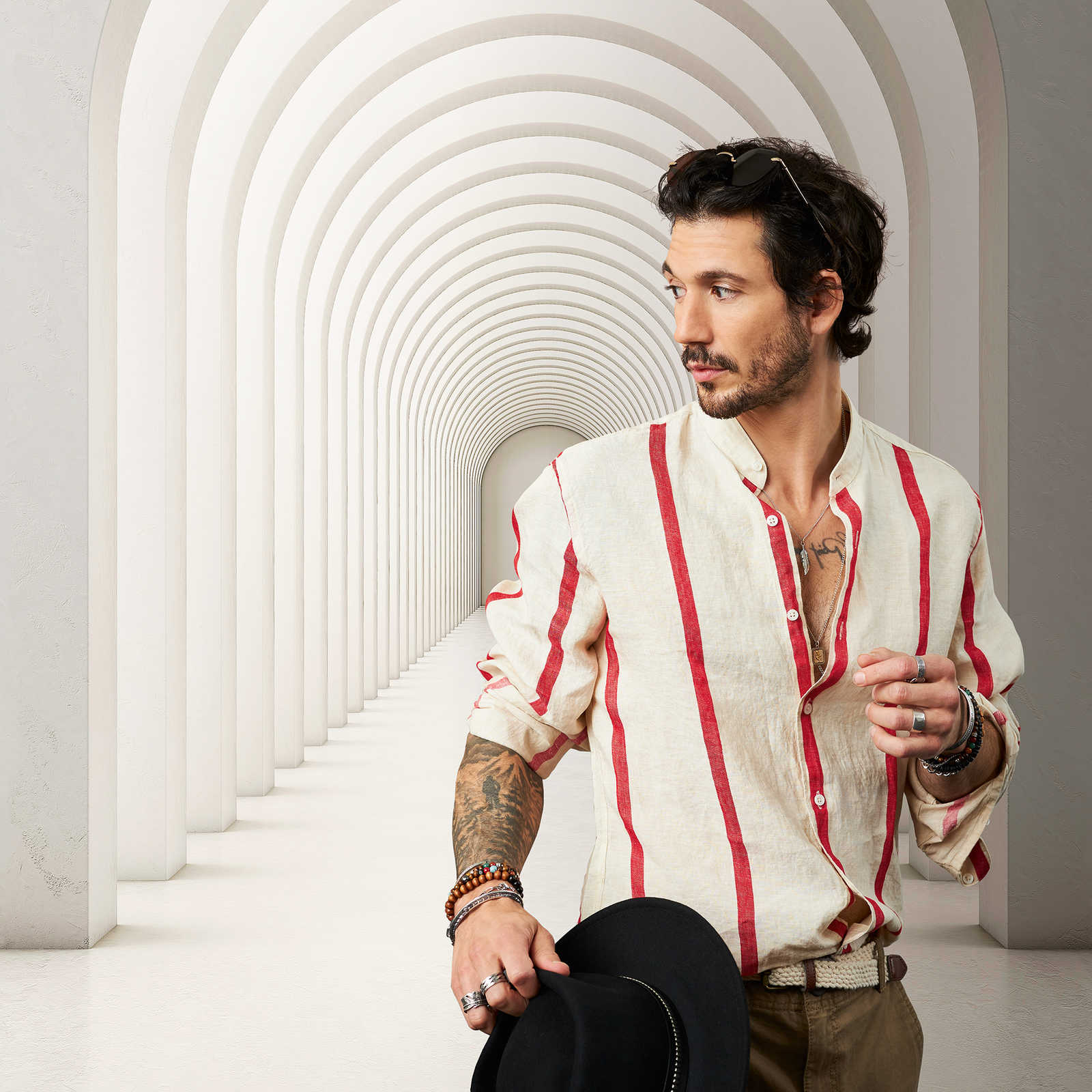         Tapeten-Neuheit – 3D Motivtapete Rundbogen moderne Architektur
    