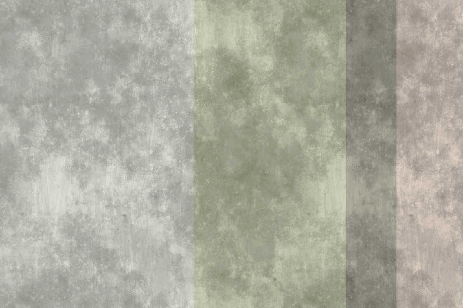             Betonoptik Leinwandbild mit Streifen – 0,90 m x 0,60 m
        