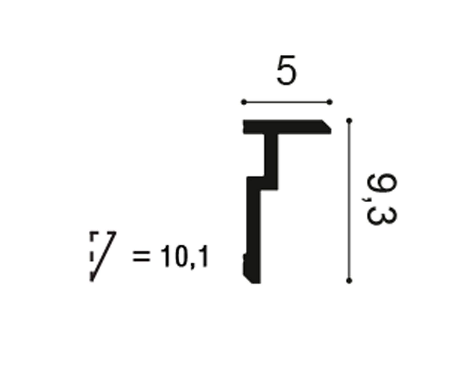             Moderne Stuckleiste Kopenhagen – CX197
        