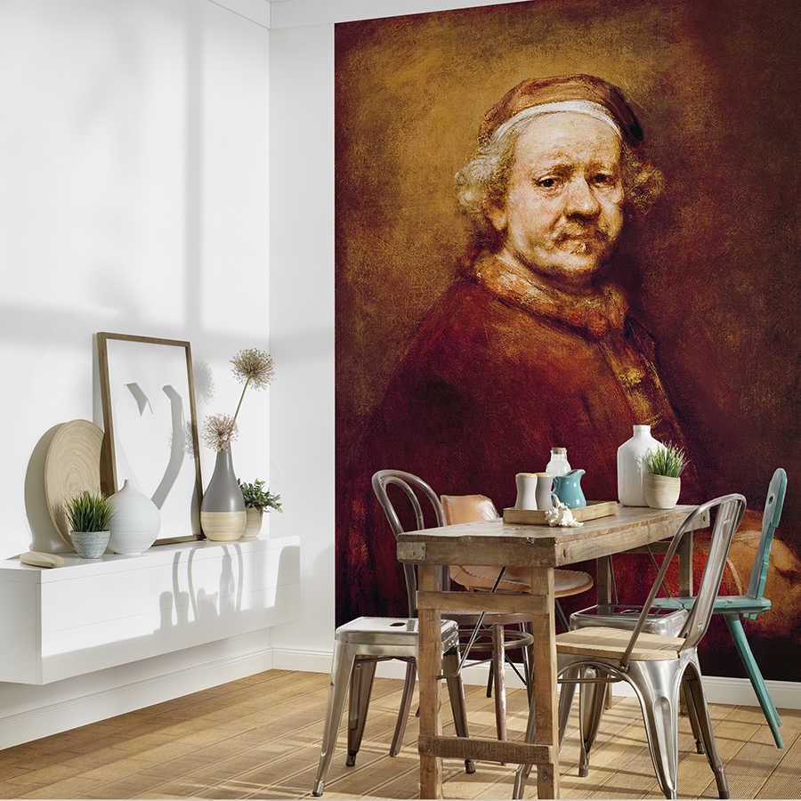         Papier peint panoramique "Autoportrait" de Rembrandt van Rijn
    