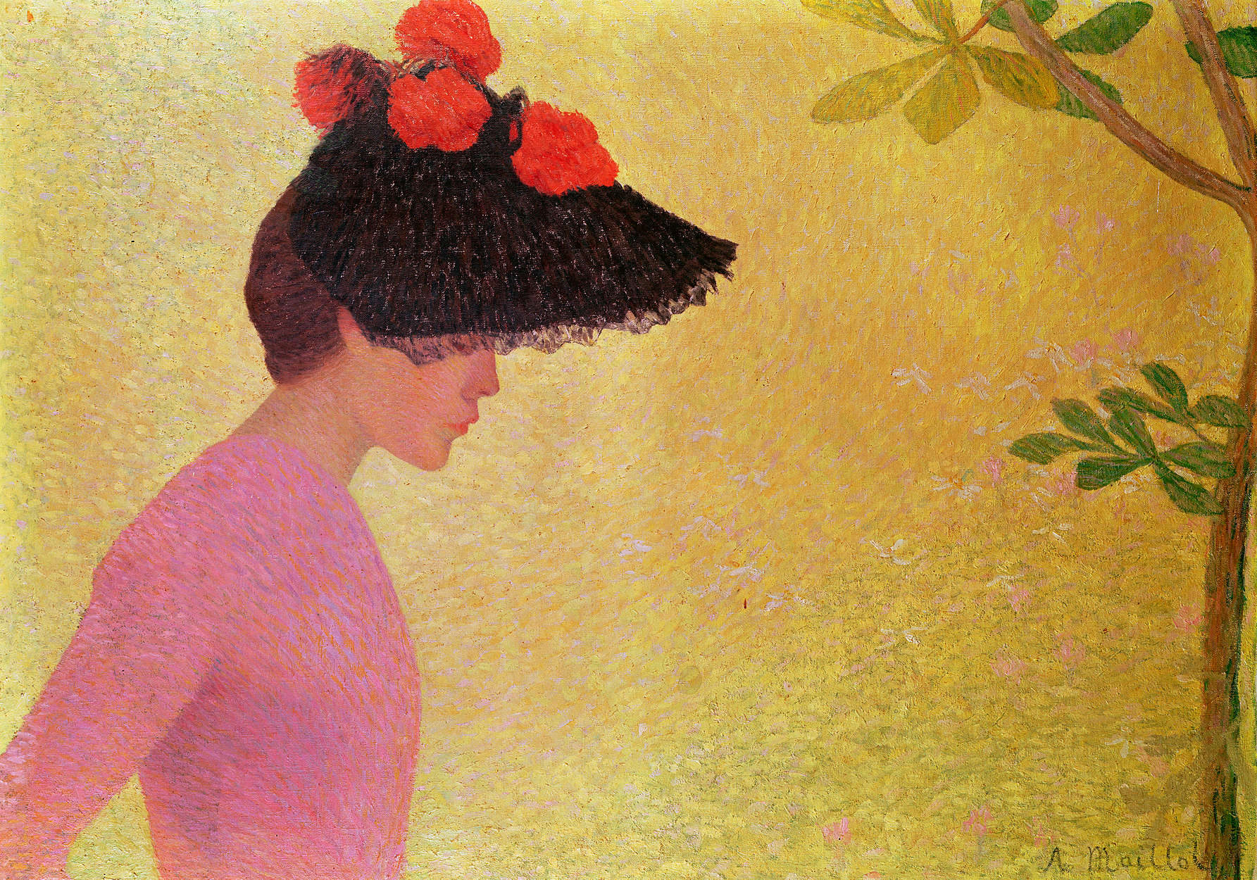 Fototapete 'Profil einer jungen Frau' von Aristide Maillol