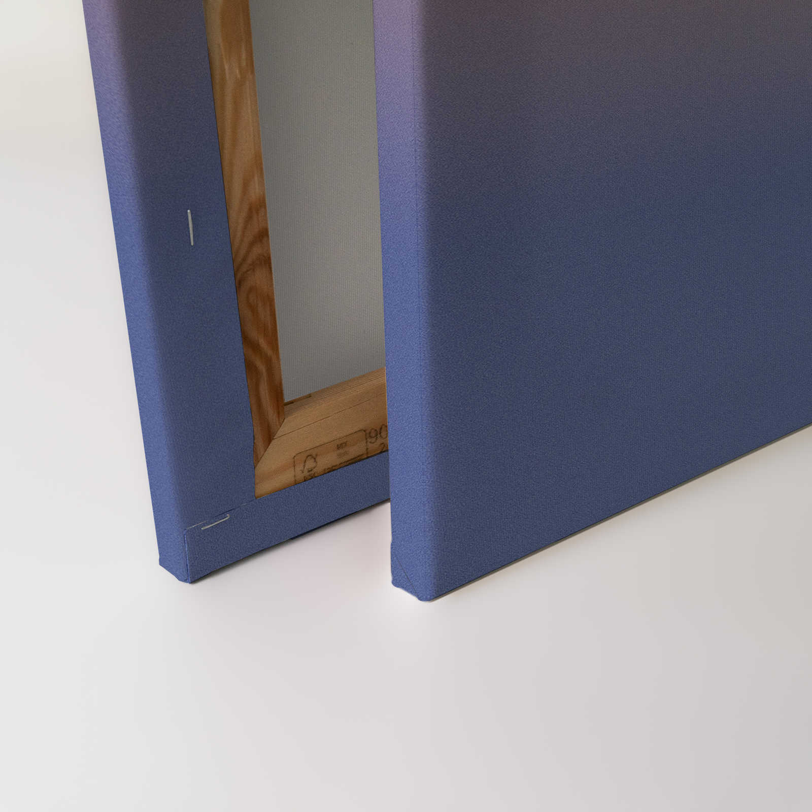             Colour Studio 2 - Ombre Leinwandbild Rosa & Lila für Mädchenzimmer – 0,90 m x 0,60 m
        