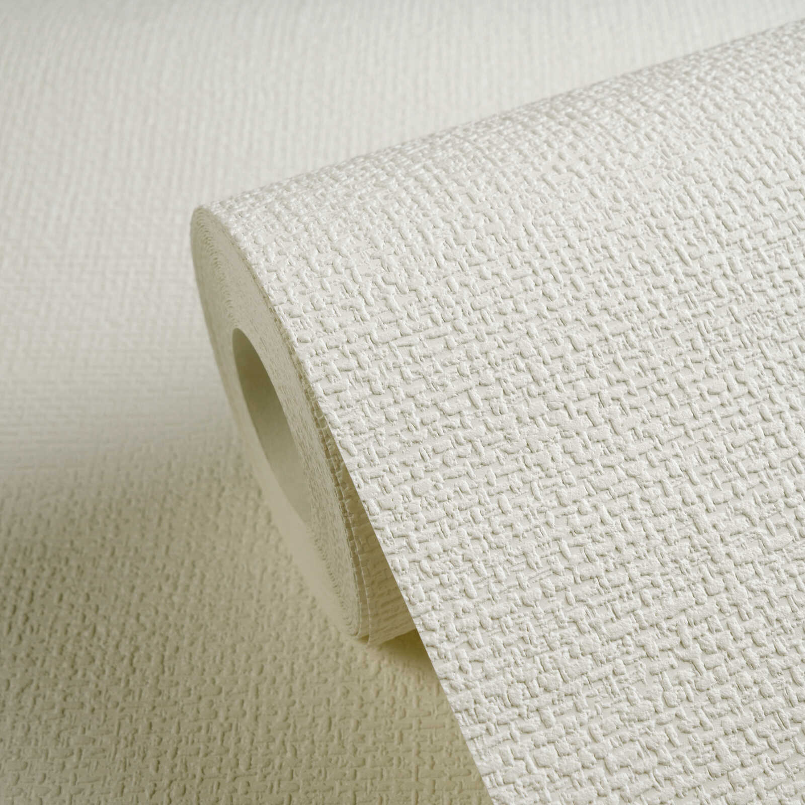 Wallpaper, Textured, Roll, Beige, Wandbezug