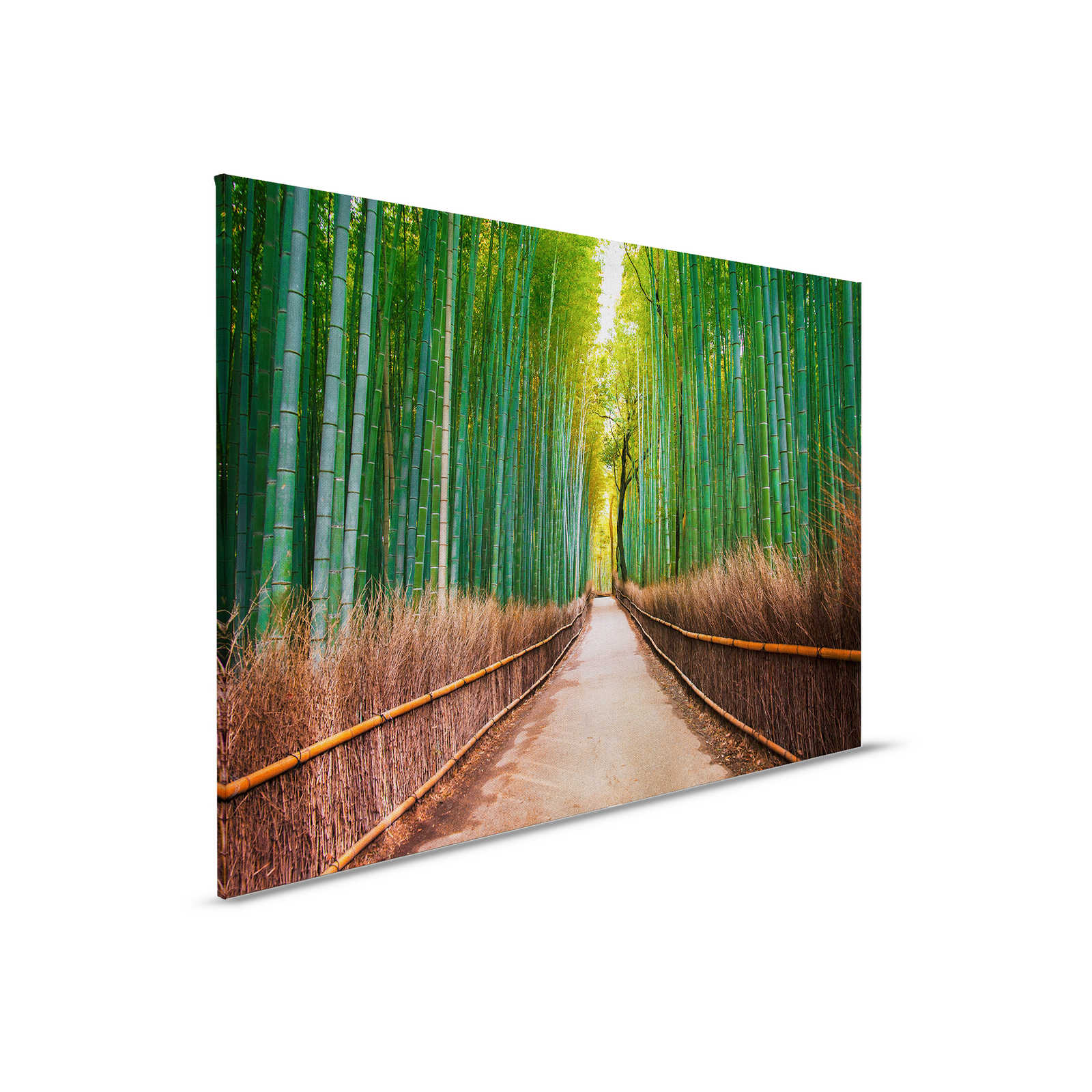         Toile avec chemin naturel en bambou - 0,90 m x 0,60 m
    