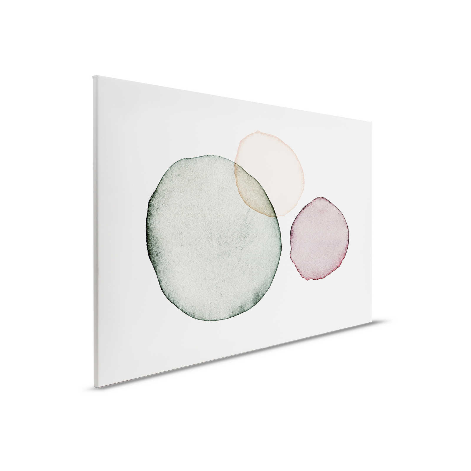         Leinwandbild Aquarell in Erdtönen abstrakt Design – 0,90 m x 0,60 m
    