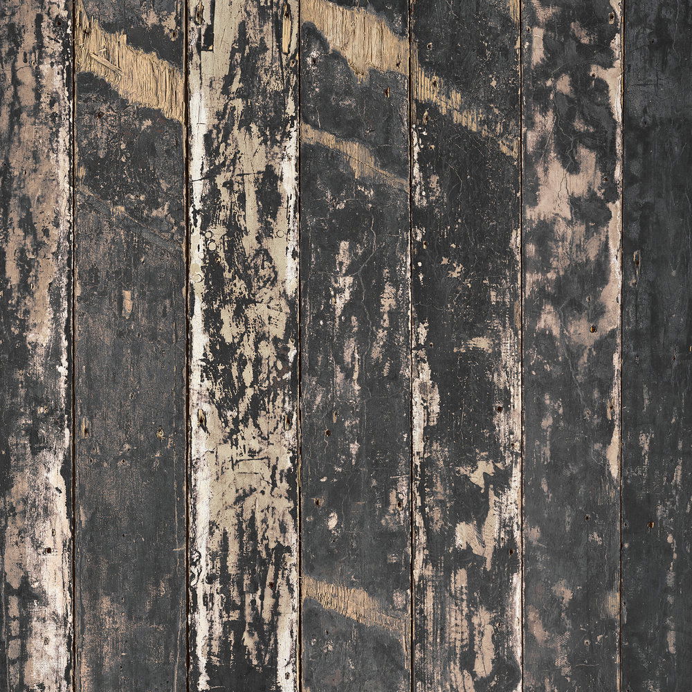             Holzoptik Vliestapete in 3D Fotooptik – Alte Scheunenwand im Waldhütten Design – Braun, Beige
        