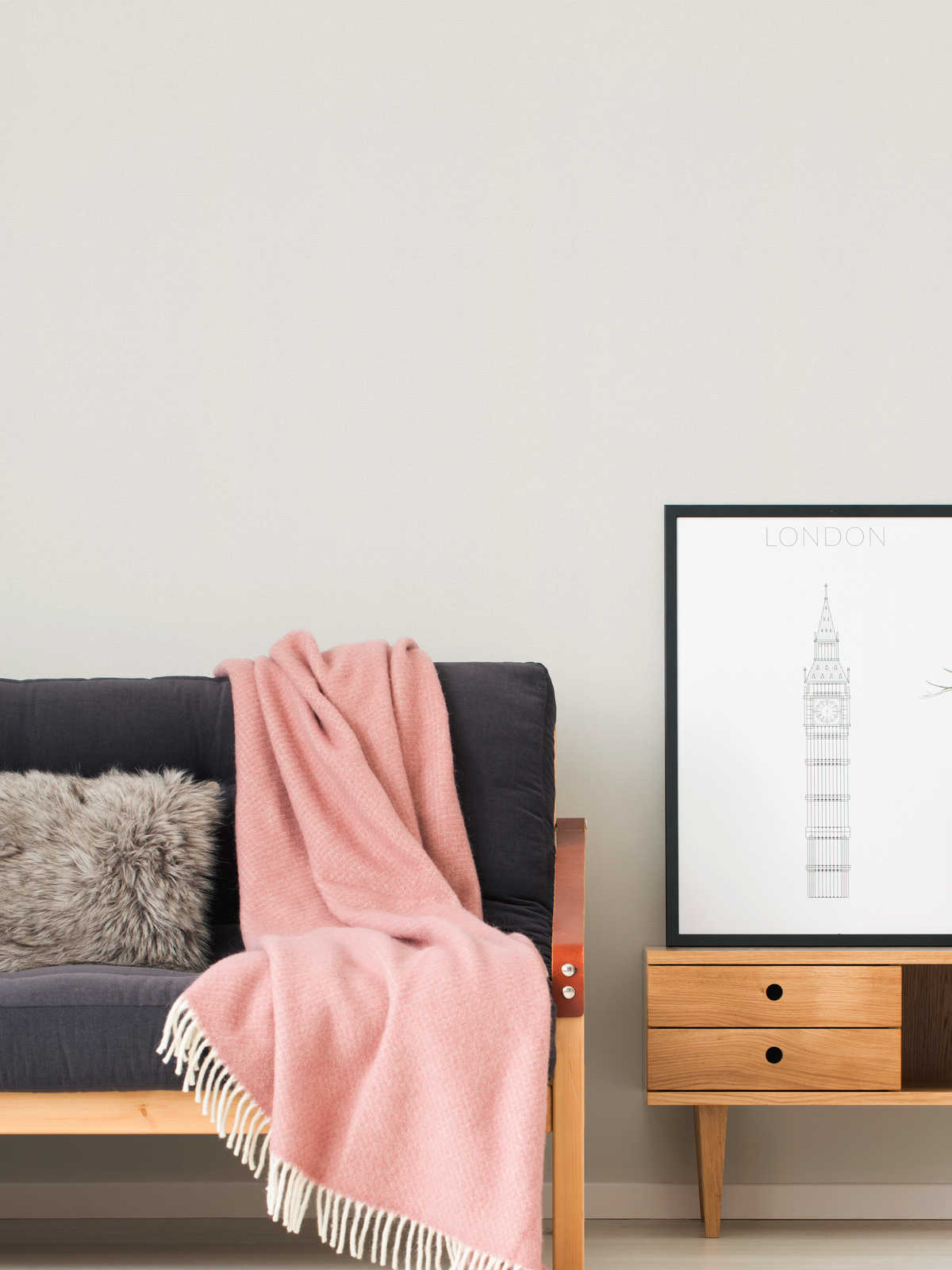 Sofa, Couch, Decke, Kissen, Rahmen