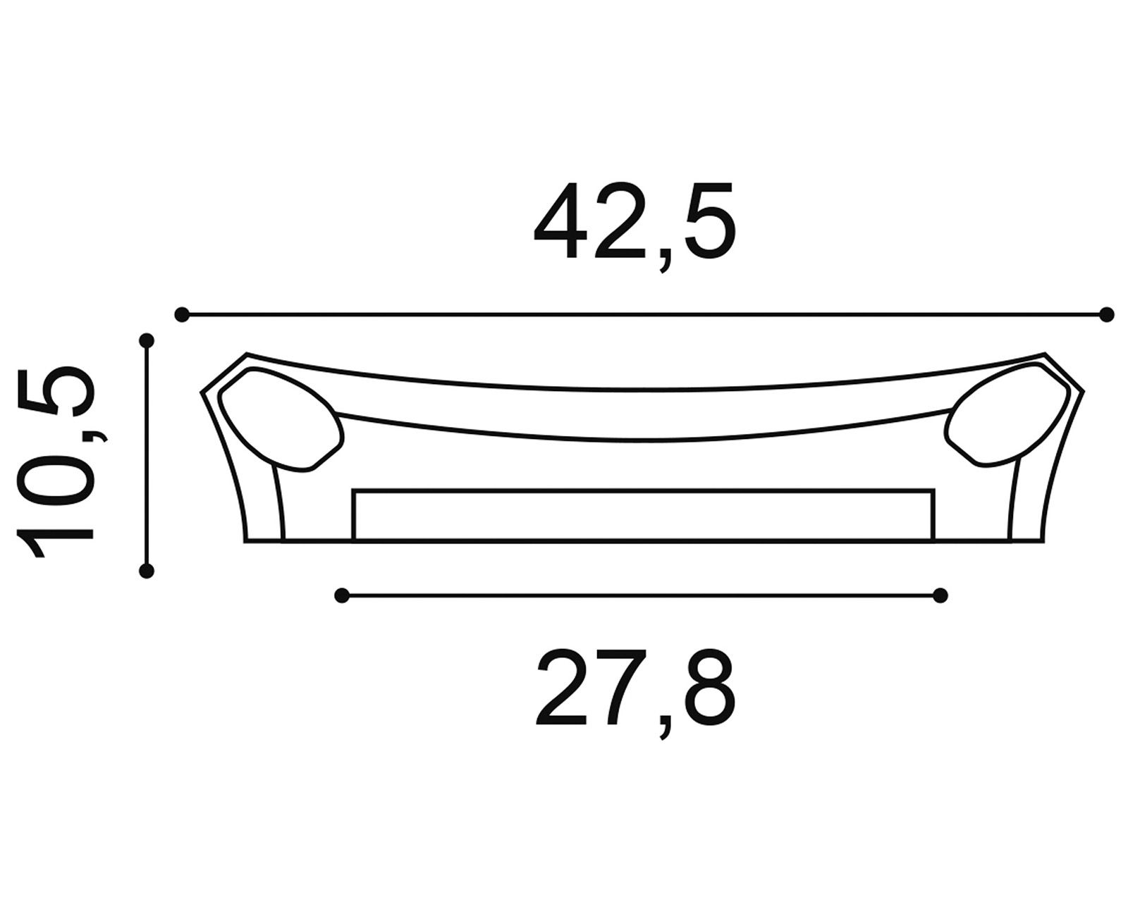             Classic decorative element Montreal - CB525
        