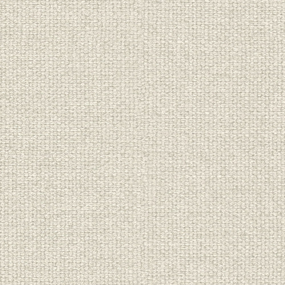             Vliestapete Leinenoptik mit Strukturdetails, einfarbig – Creme, Beige
        