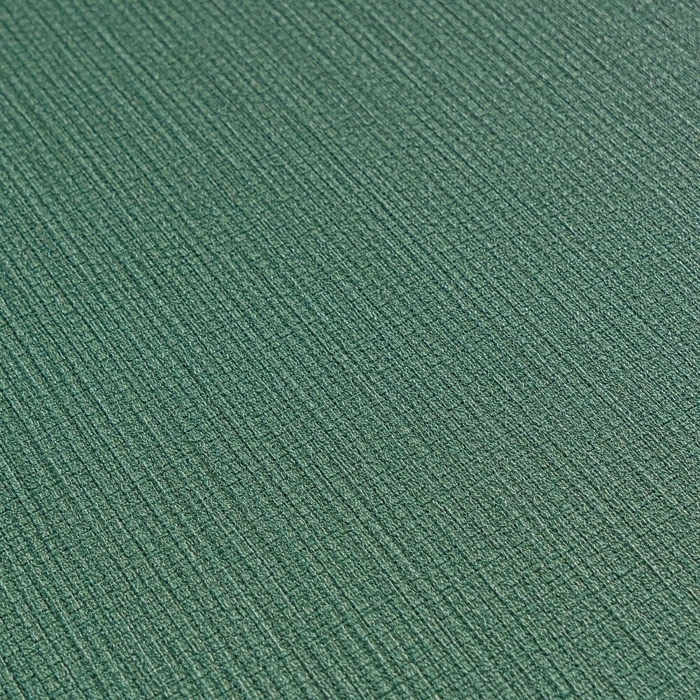             Einfarbige MICHALSKY Vliestapete mit Texturwirkung in dunklem Farbton – Grün
        