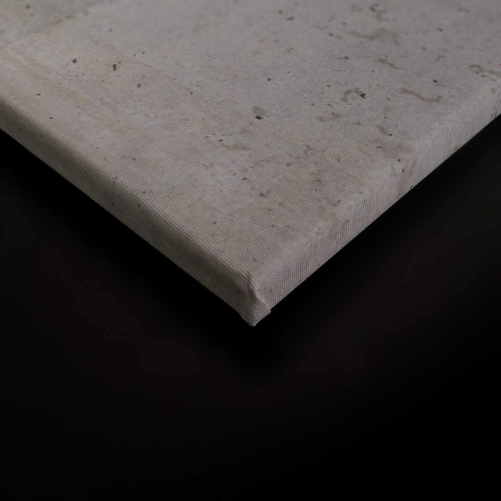 Beton Leinwandbild Sichtbeton Wand im Industrial Stil – 0,90 m x 0,60 m