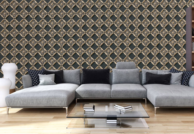 sofa, sectional, gray, fabric, coffee table