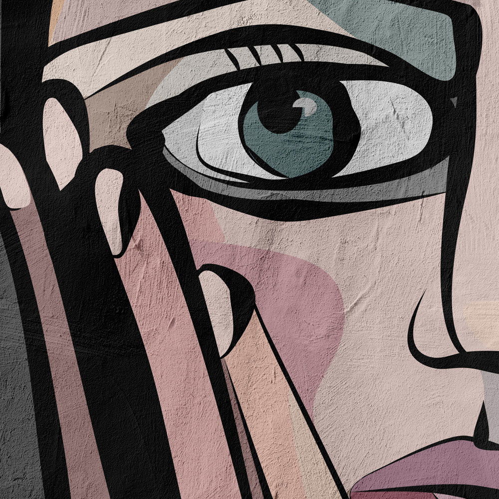 Kunst, Malerei, Wandbild, Moderne Kunst