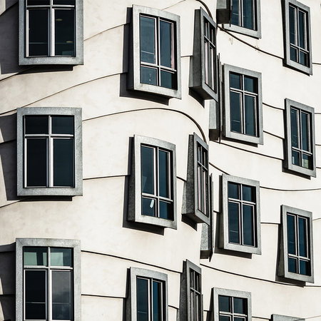 fenster, fassade, gebäude, architektur, fensterrahmen