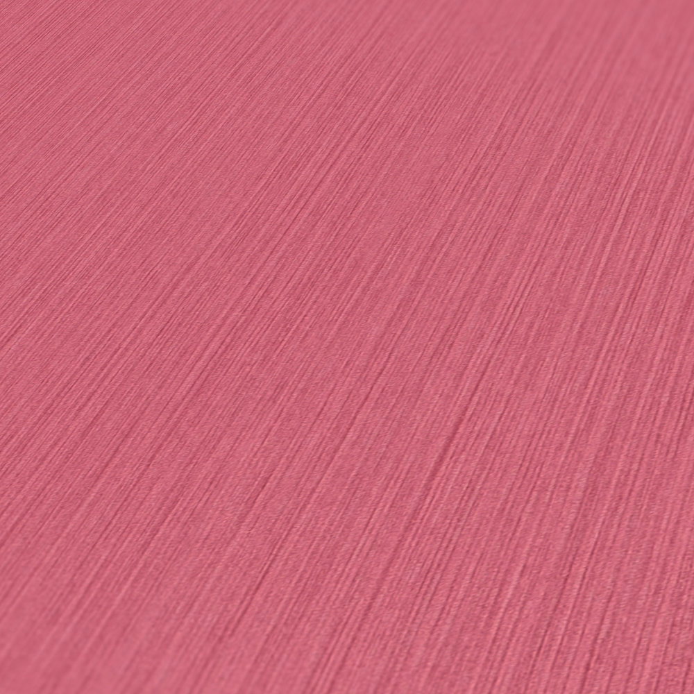             Rosa Tapete mit meliertem Textileffekt von MICHALSKY
        