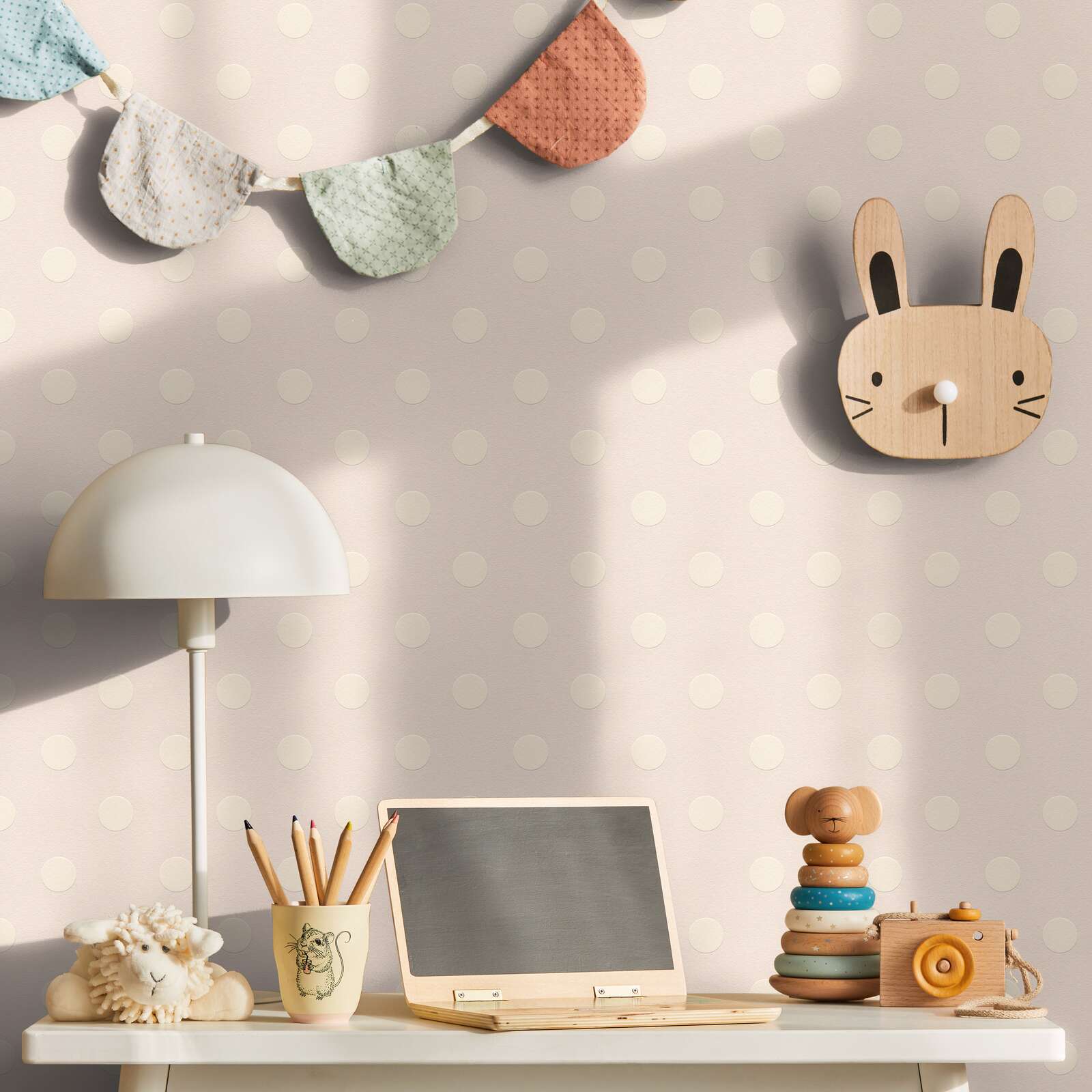 Kinderzimmer, Wanddeko, Holzfigur, Puppe, Kinderaccessoire