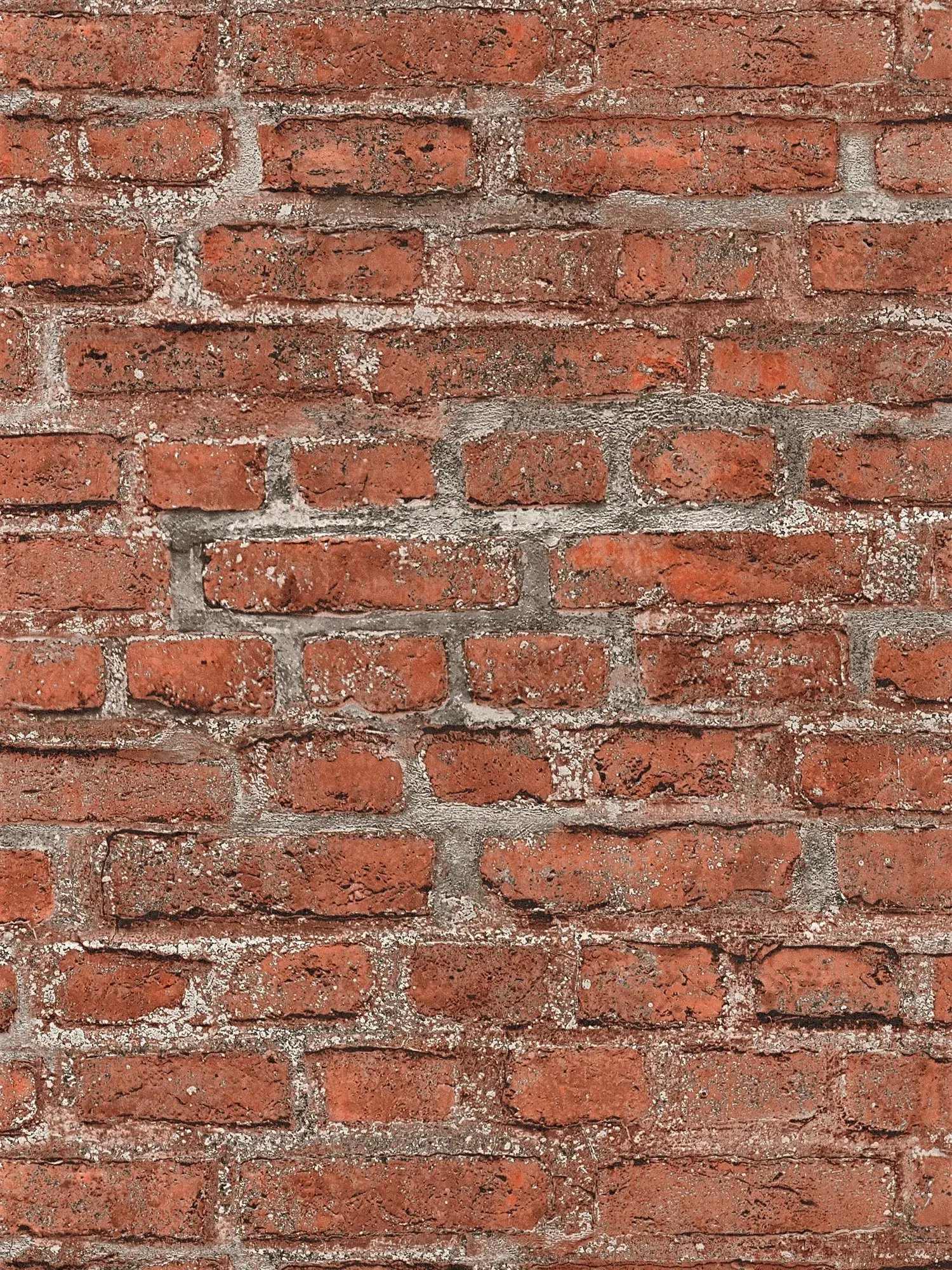         Papier peint imitation pierre, briques - rouge, gris
    