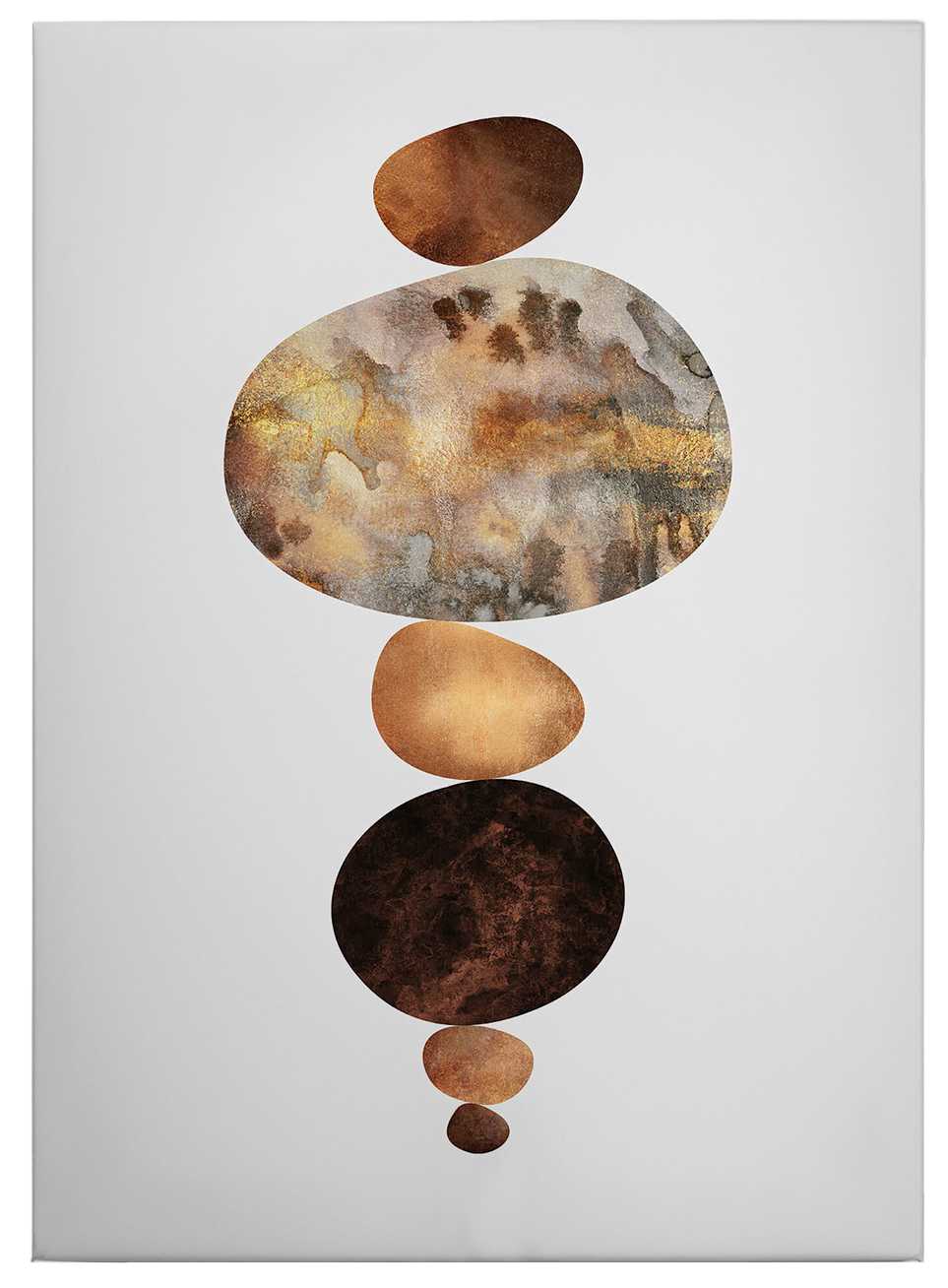             Canvas print 'Balance' by Fredriksson – brown
        